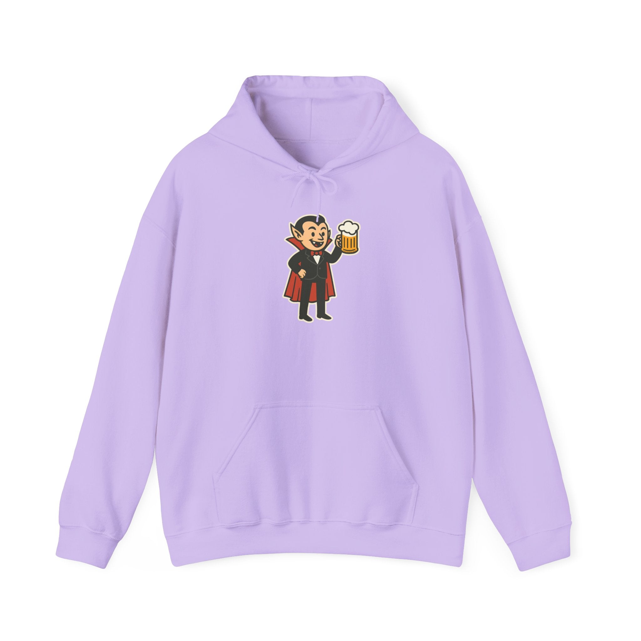 Vampire Drinking Beer Hoodie – Unisex Heavy Blend Sweatshirt