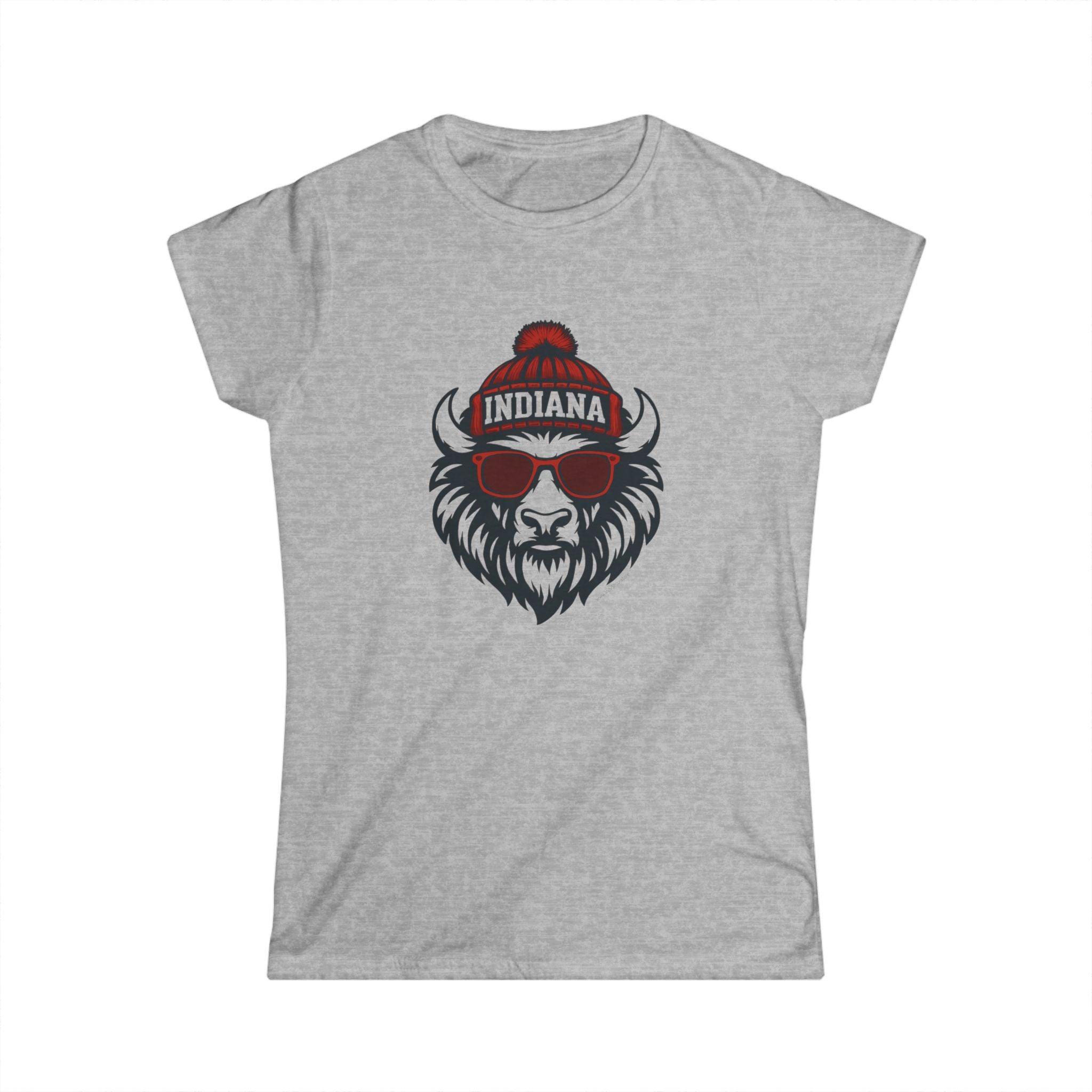 Indiana Hoosiers Bison Women's Graphic Tee