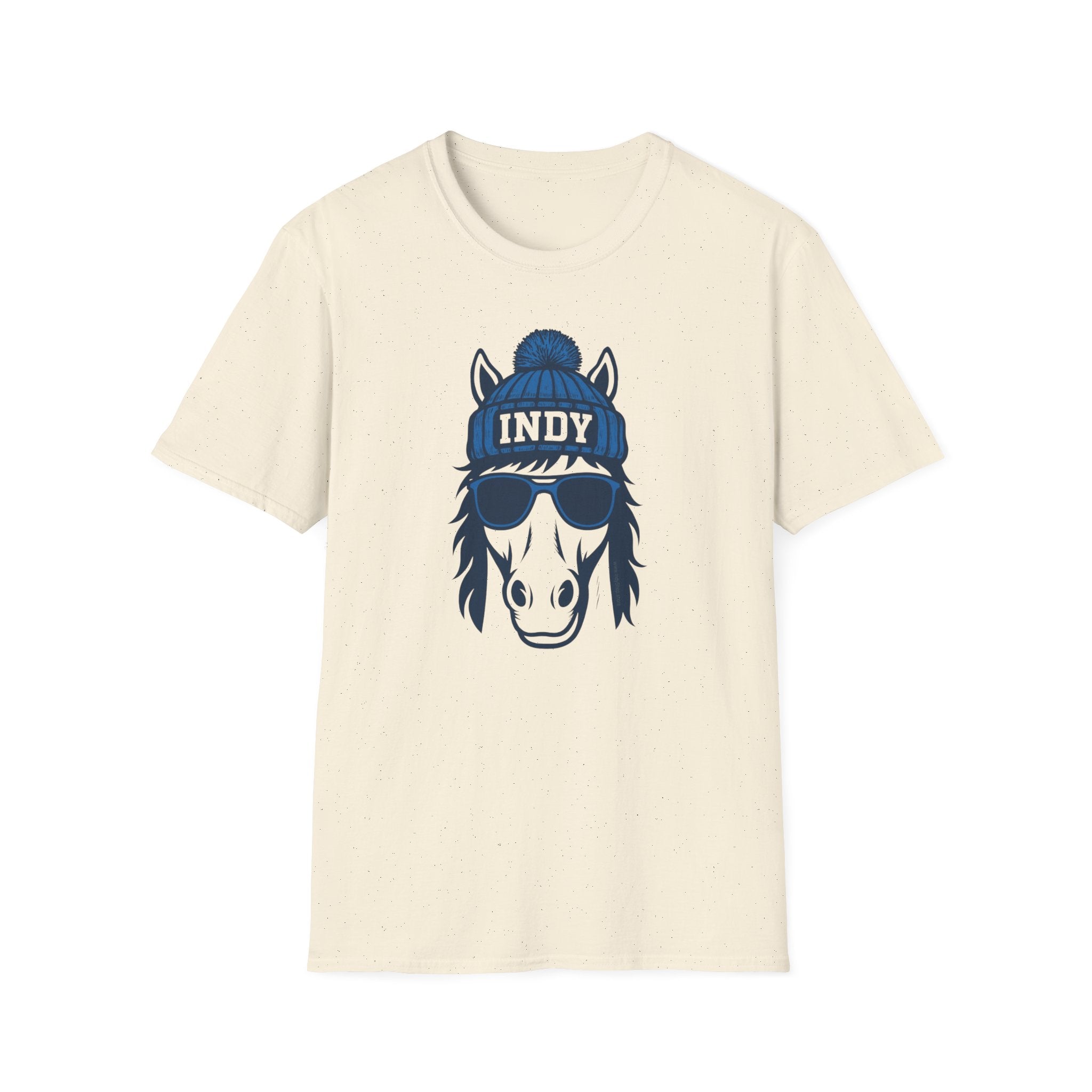 Indy Colts Graphic T-Shirt | Colt With Glasses and Hat