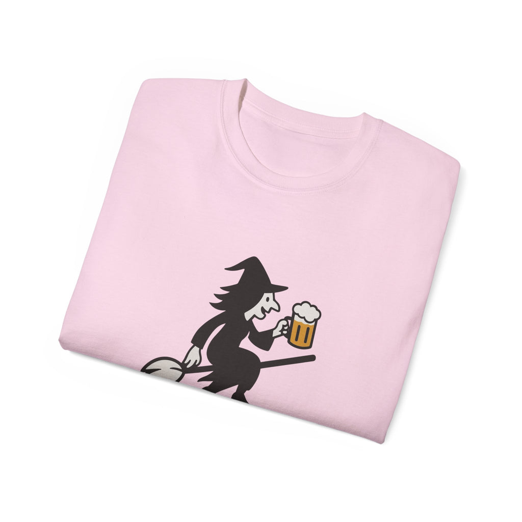 Witch with Beer Unisex Tee