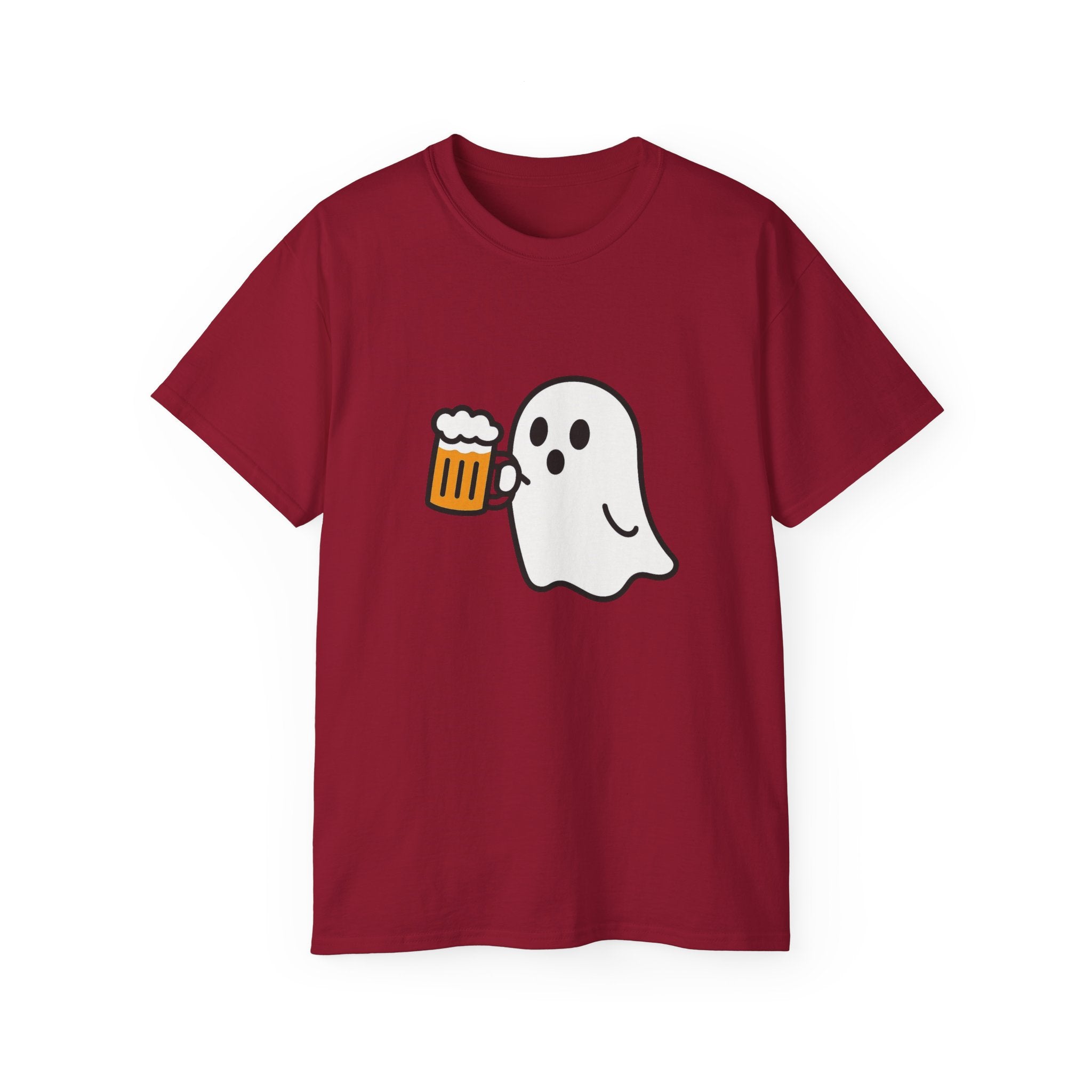 Ghost with Beer Unisex Tee