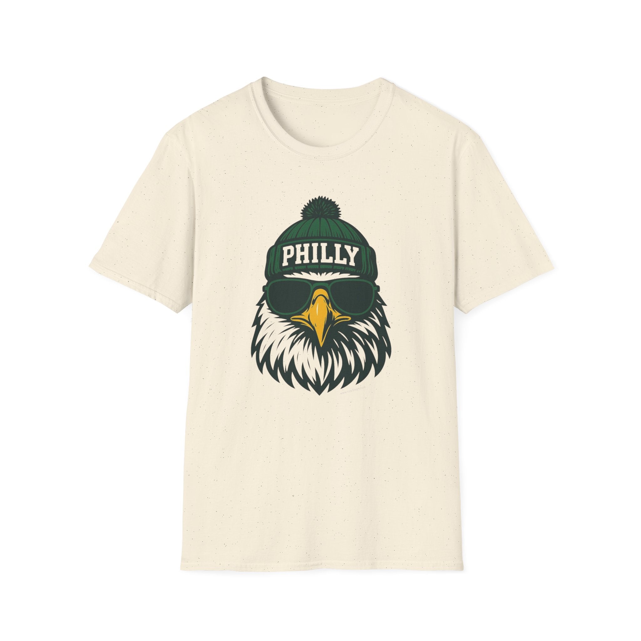 Philly Eagles Graphic T-Shirt | Eagle with Glasses and Hat