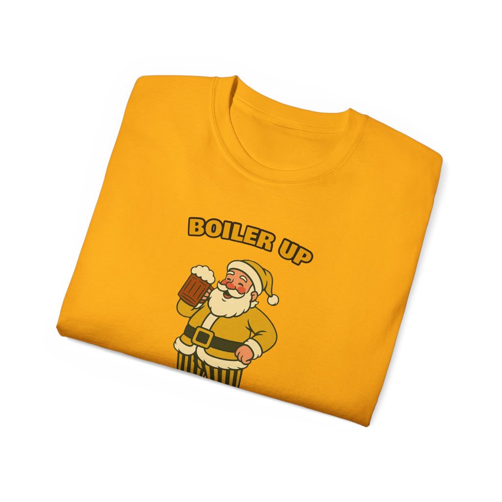 Boiler Up Ho Ho Hammer Down Santa With Beer Unisex T-Shirt
