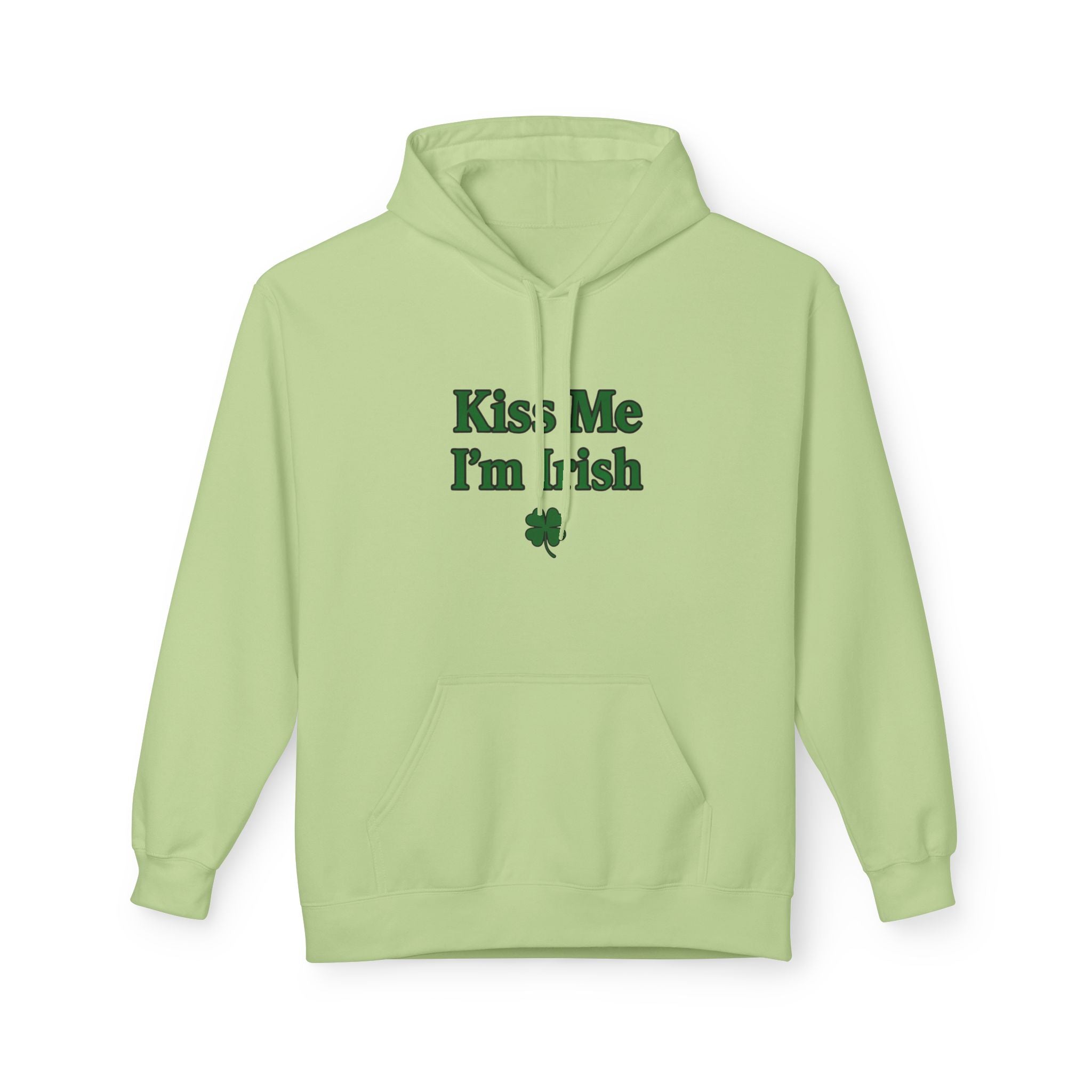 Kiss Me I'm Irish Hoodie | St Patrick's Day | Cozy Casual Wear, Perfect for Spring or Autumn, Great Gift, Comfortable and Stylish Hoodie
