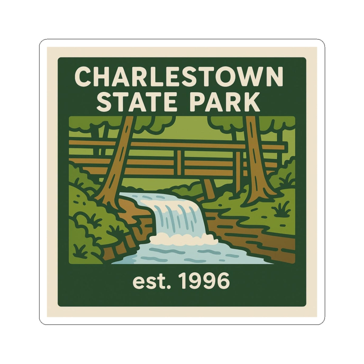 Charlestown Indiana State Park Sticker