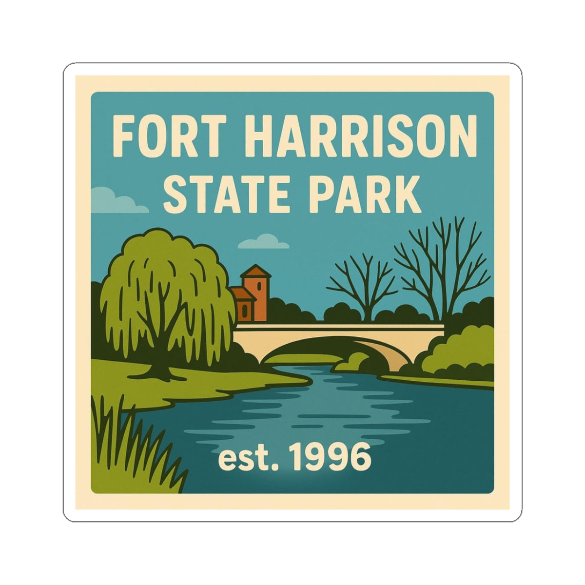 Fort Harrison Indiana State Park Sticker