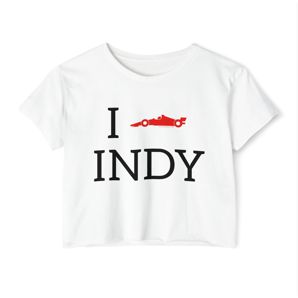 I Heart INDY Crop Top | I Racecar Indy | IndyCar Crop Top