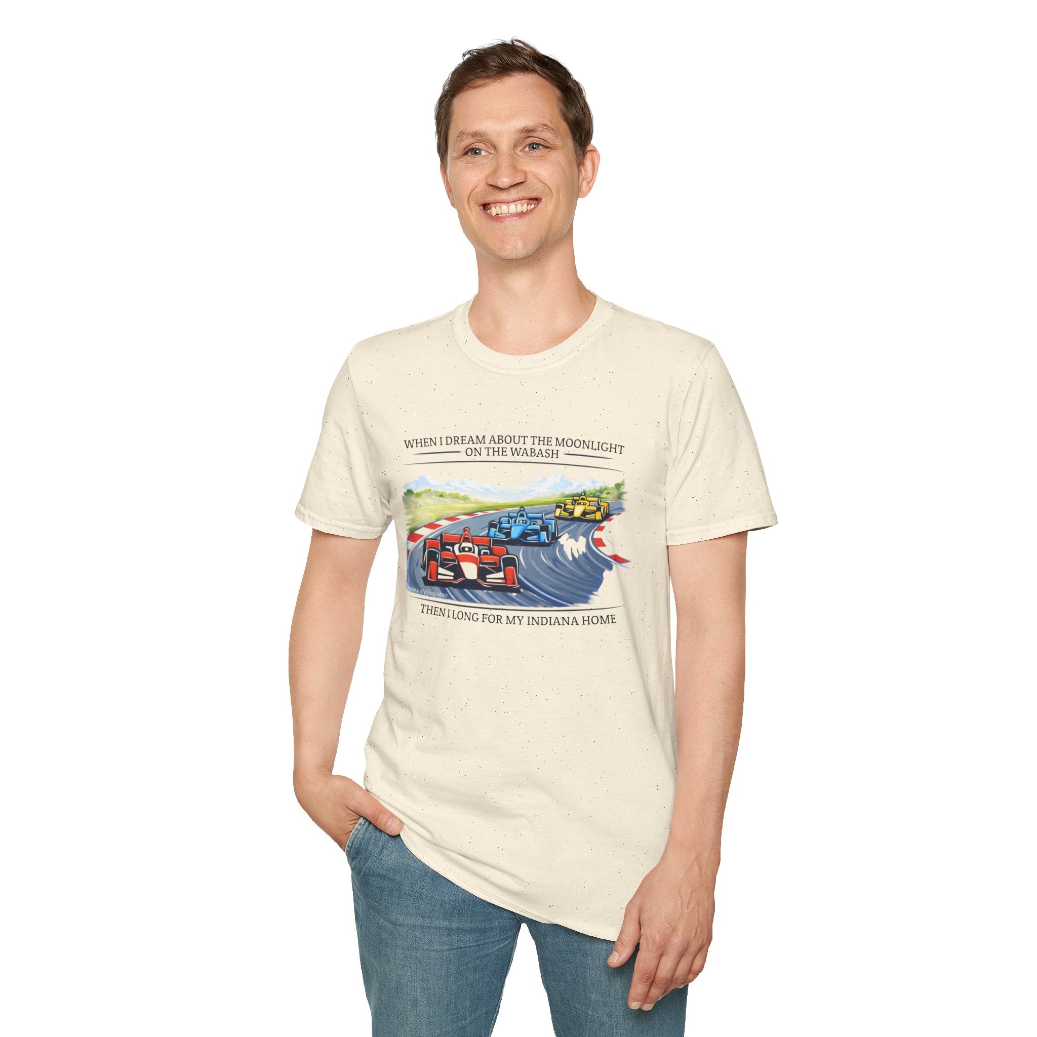 Back Home Again In Indiana IndyCar Graphic T-Shirt