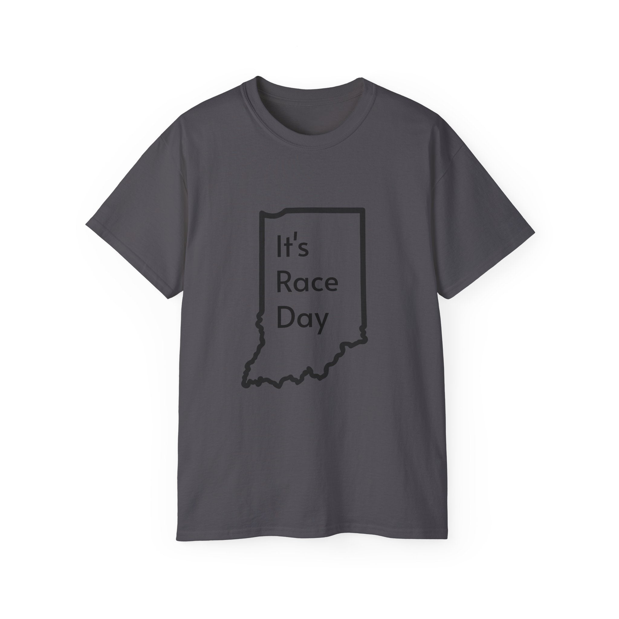 It's Race Day Indiana Outline Expert Unisex Ultra Cotton Tee | St Patrick's Day Apparel