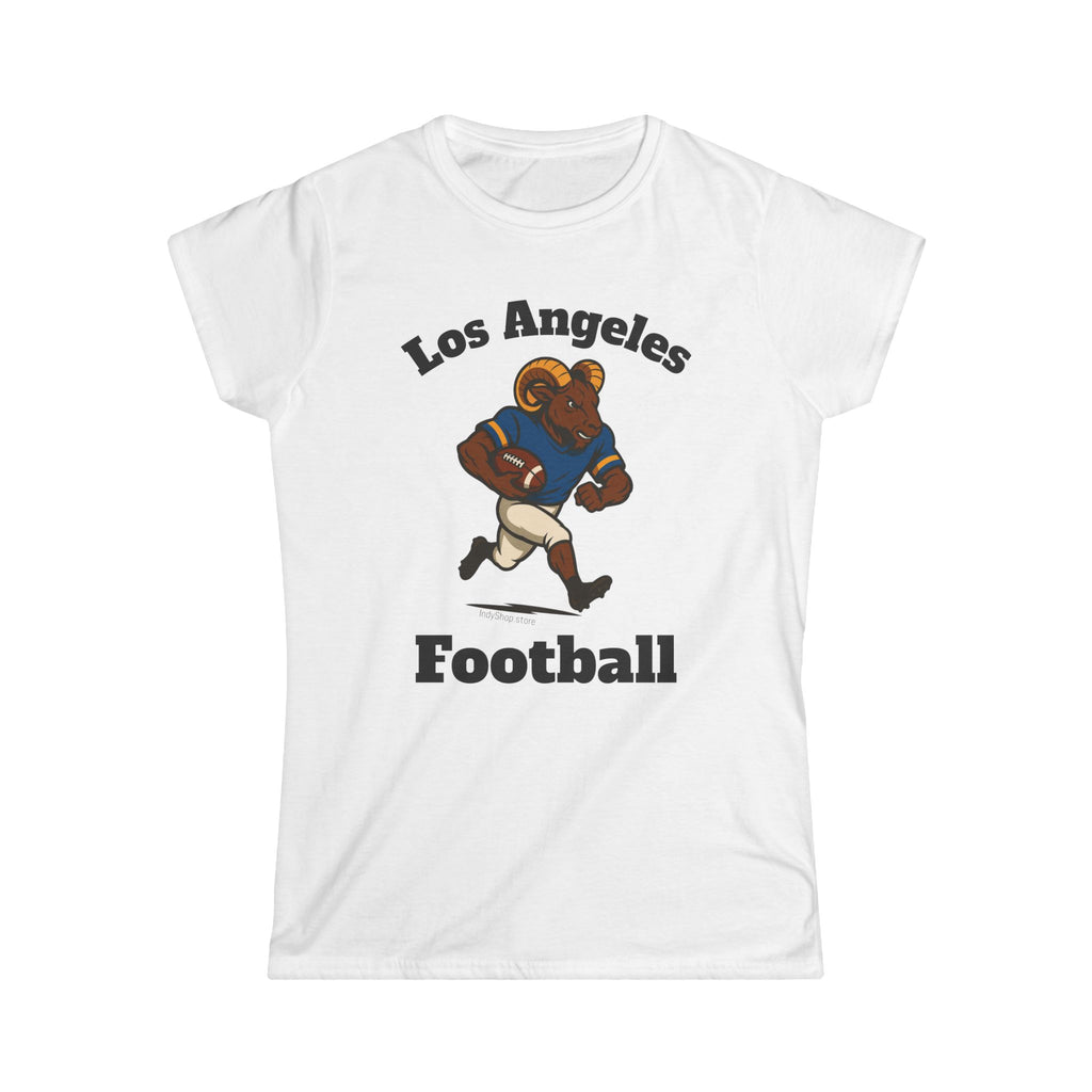 LA Ram Running the Football Women's Graphic Tee | Los Angeles Rams