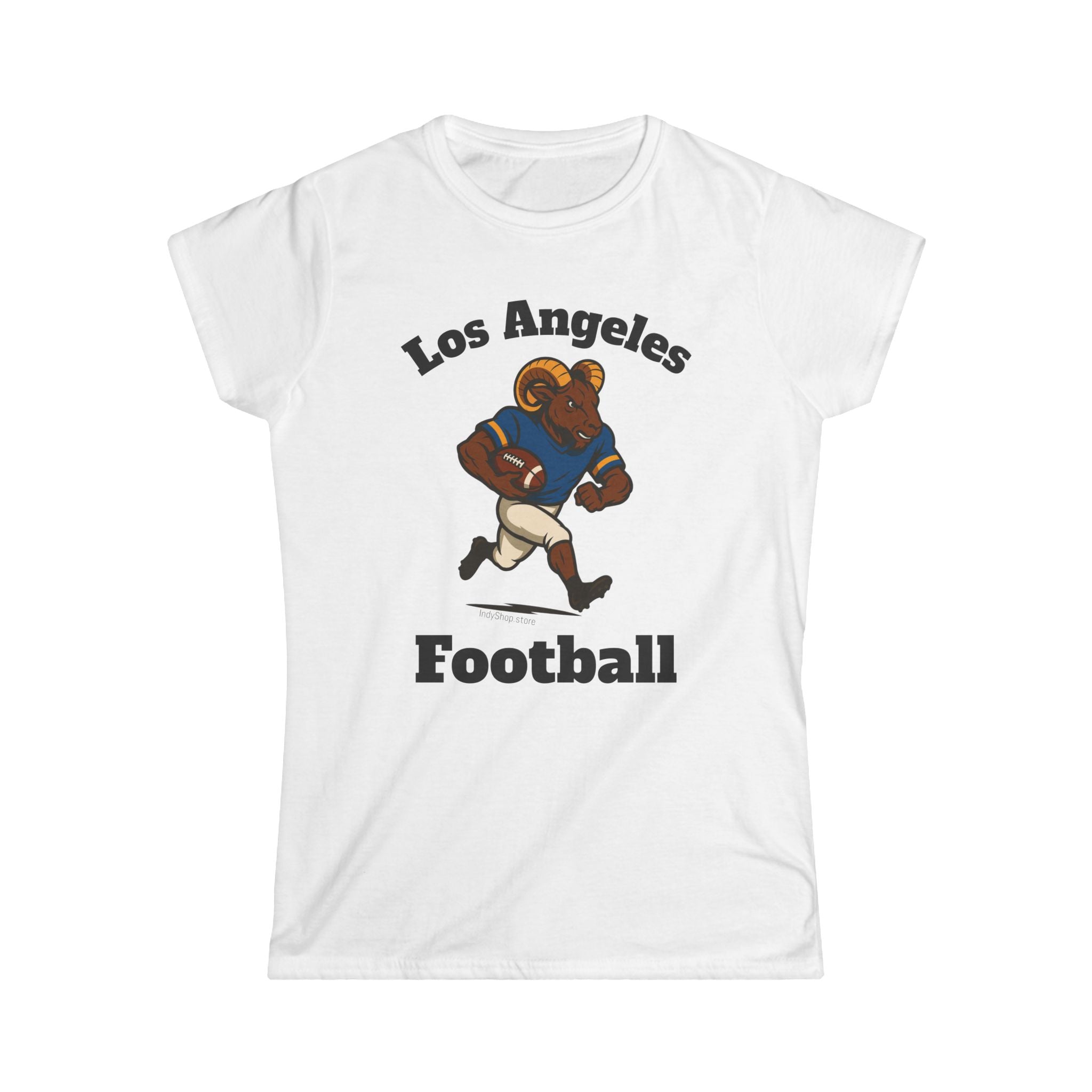 LA Ram Running the Football Women's Graphic Tee | Los Angeles Rams