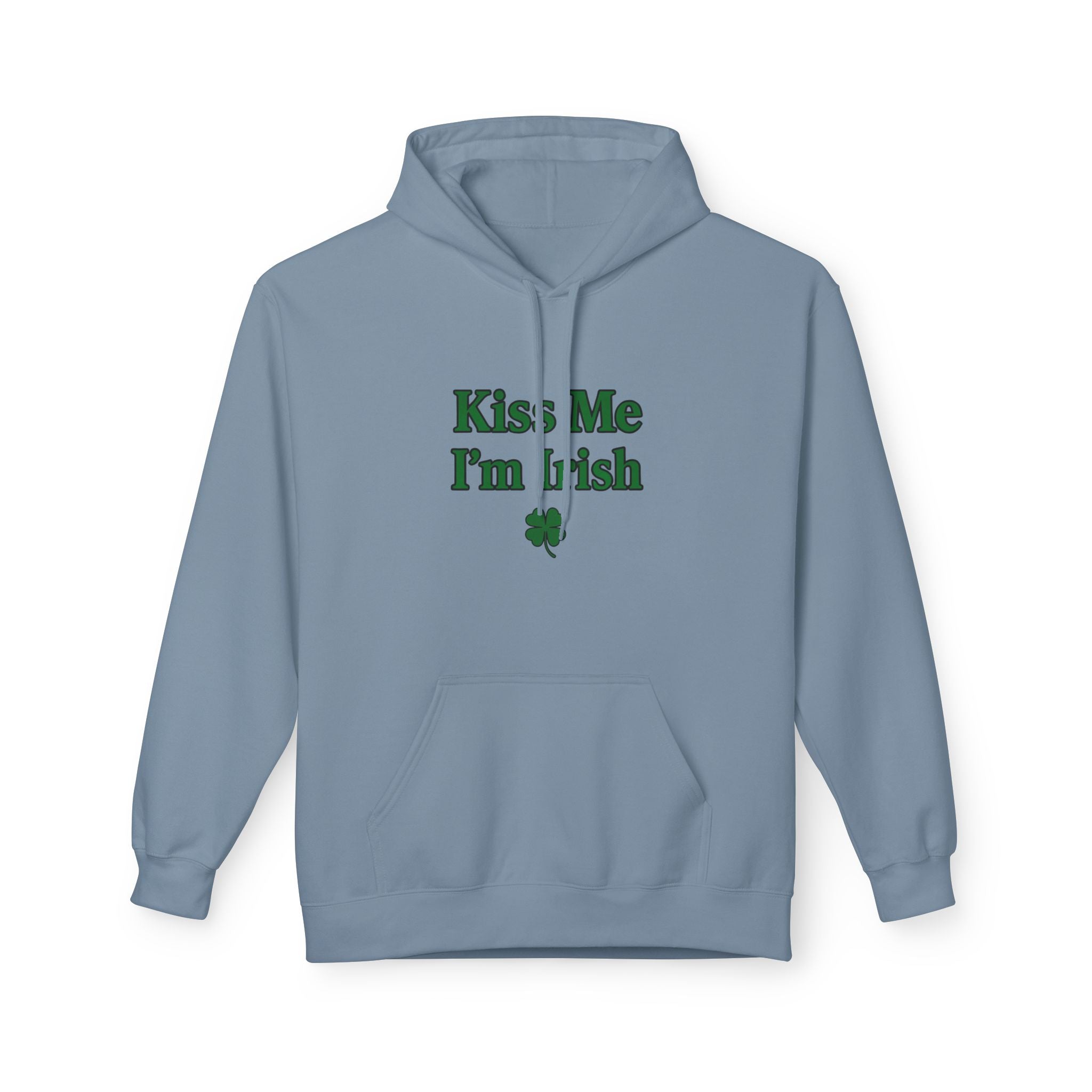 Kiss Me I'm Irish Hoodie | St Patrick's Day | Cozy Casual Wear, Perfect for Spring or Autumn, Great Gift, Comfortable and Stylish Hoodie