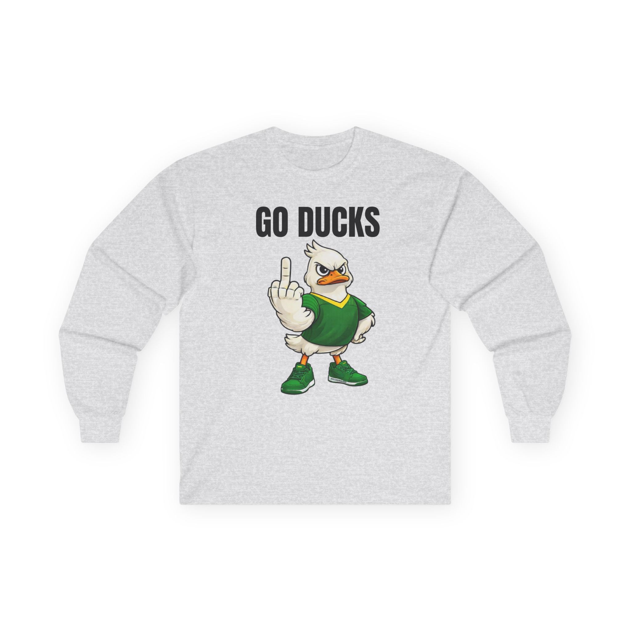 Oregon Duck Middle Finger Long Sleeve Tee
