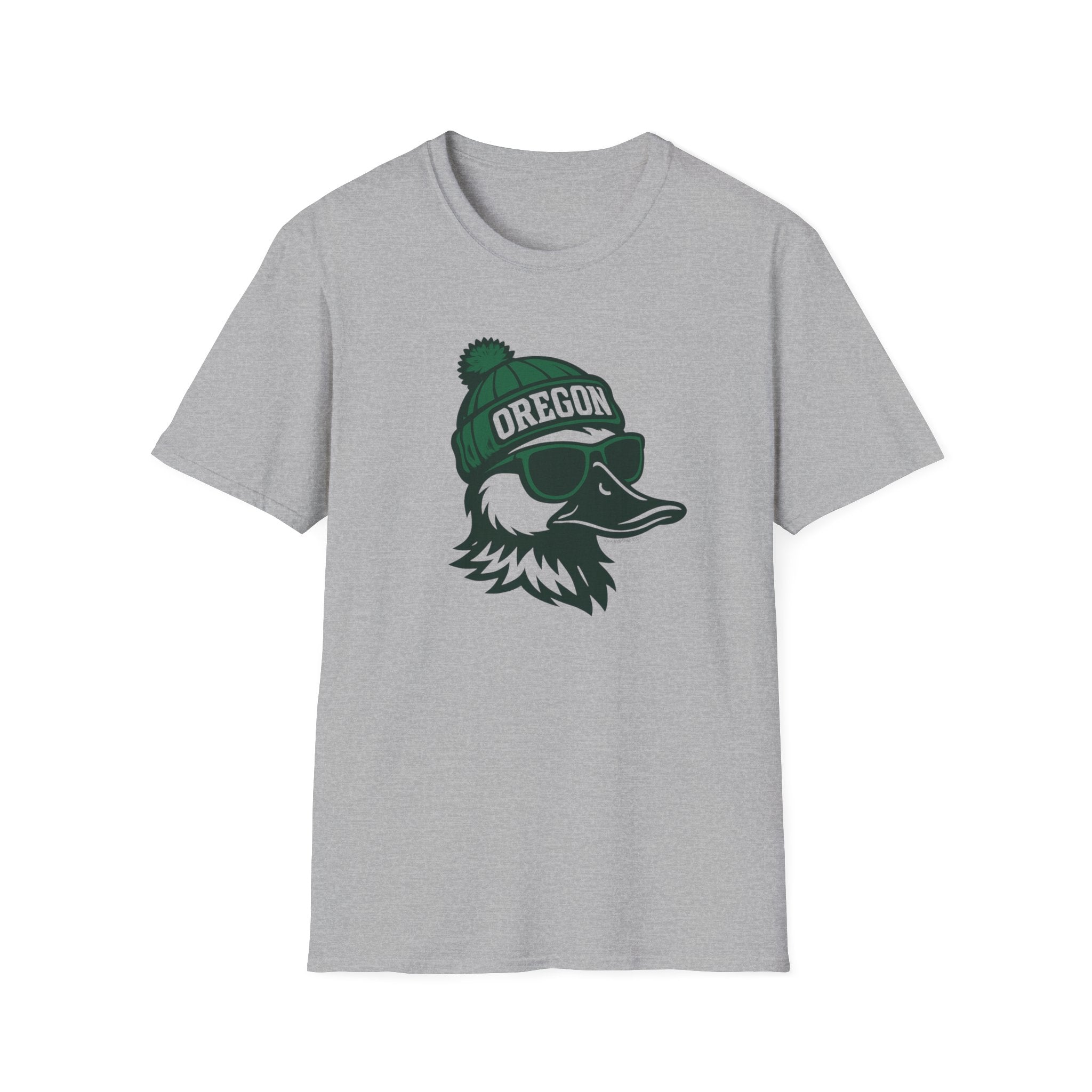 Oregon Ducks Graphic T-Shirt | Duck with Glasses and Hat