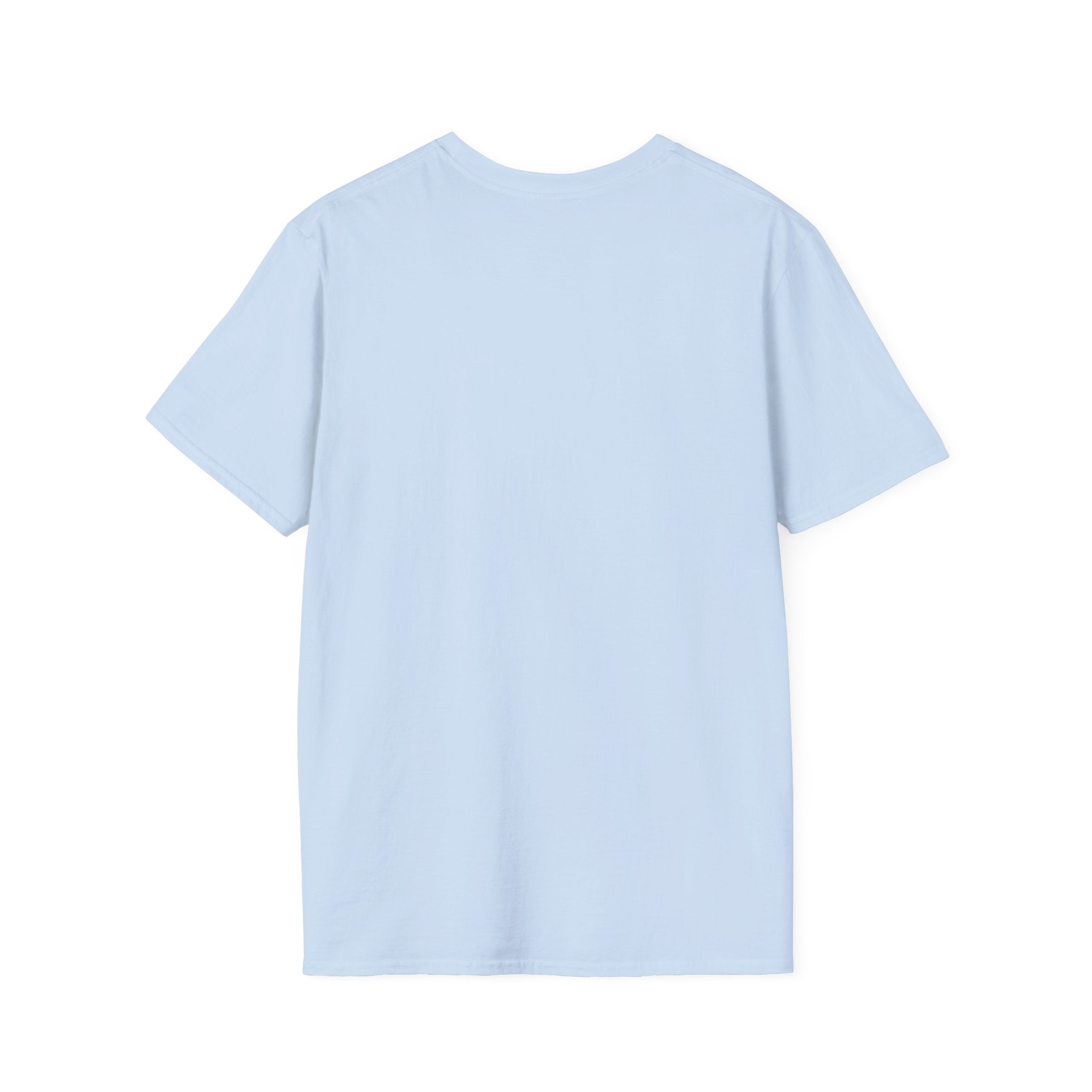 Run the Damn Ball Blue and White Unisex Graphic T-Shirt