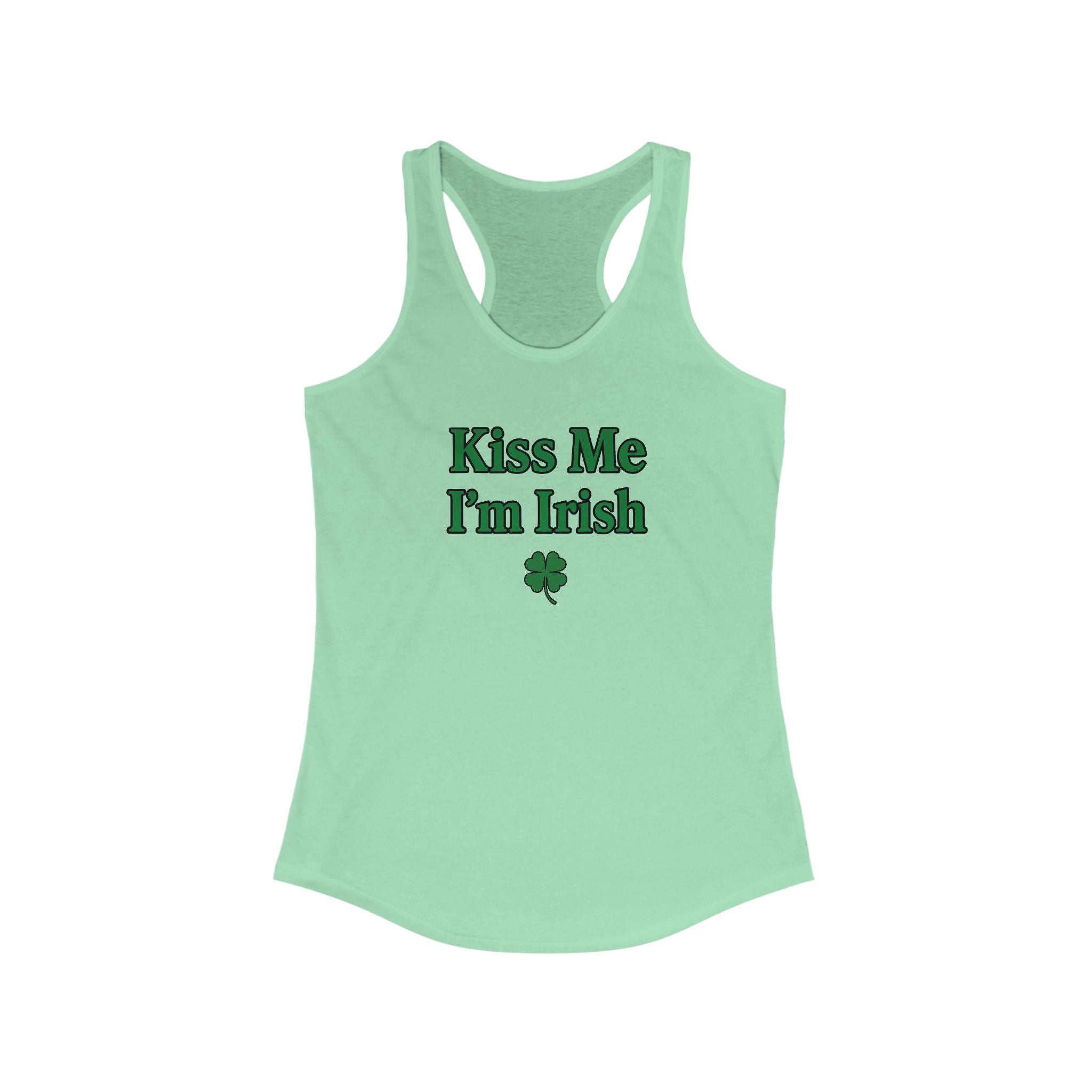 Kiss Me I'm Irish Women's Top | St Patrick's Day | Women's Workout Top, Summer Style Tee, Fitness Gift, Casual Wear, Indiana Pride Apparel