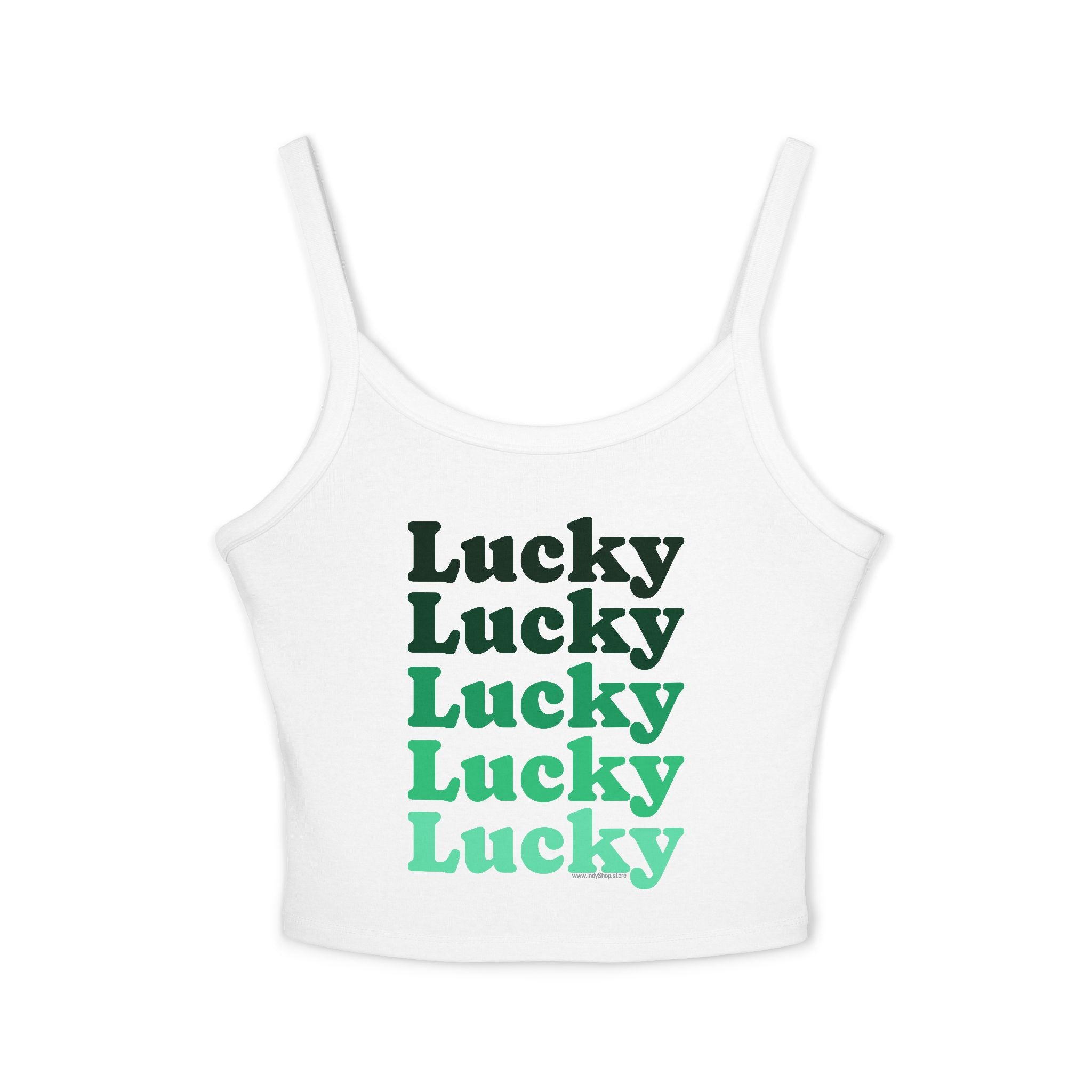 Lucky Women's Spaghetti Strap Tank Top | St. Patrick's Day
