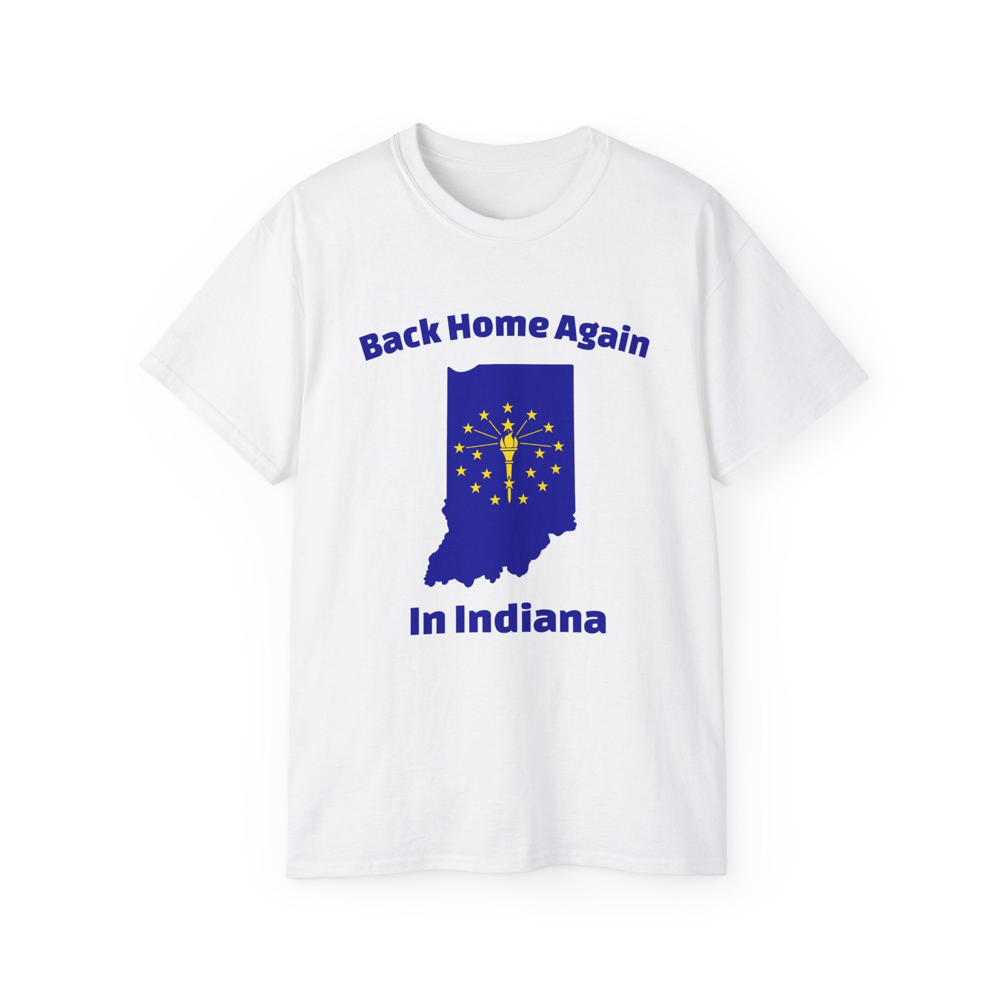 Back Home Again Indiana Unisex Tee