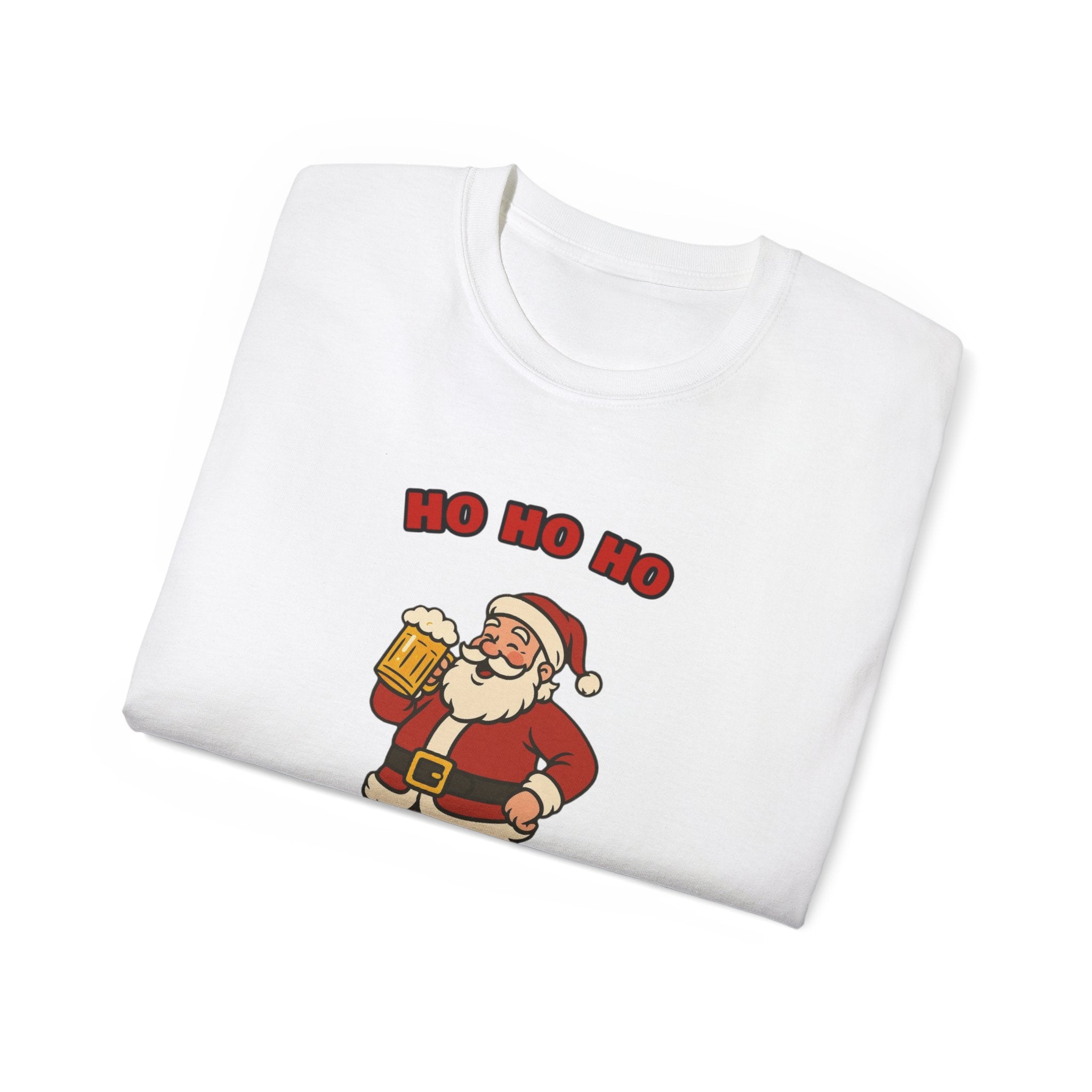 Ho Ho Ho Hoosiers Santa With Beer Unisex T-Shirt