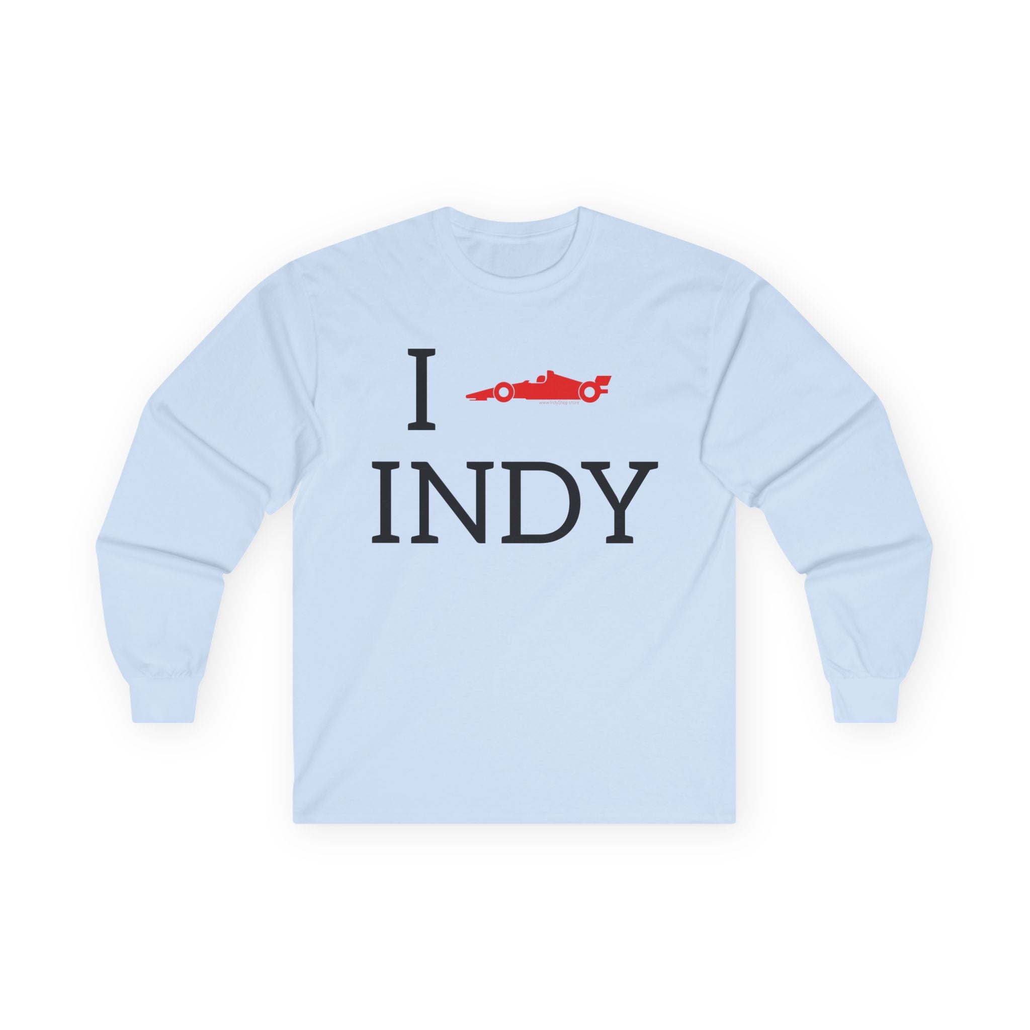 I Heart INDY Unisex Long Sleeve Tee | I Race Car INDY | IndyCar