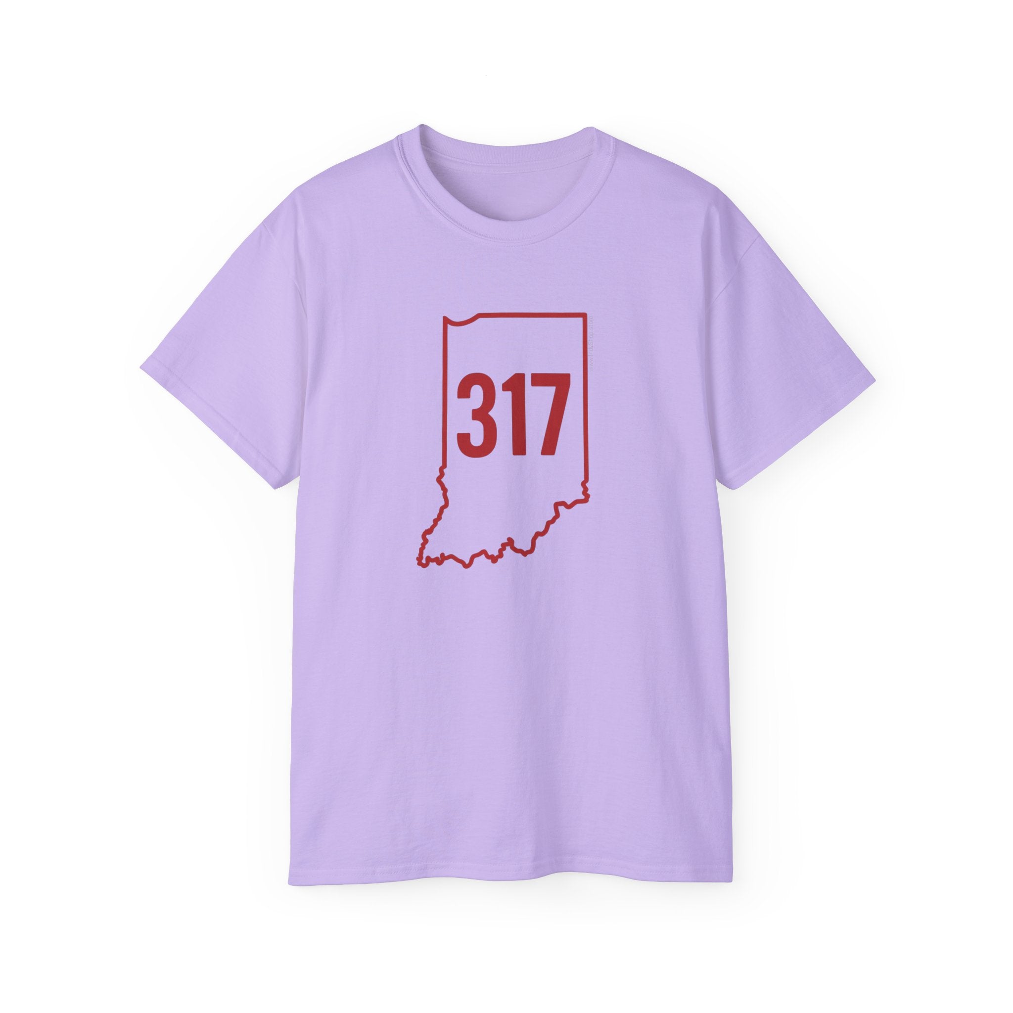 Indiana 317 Red Outline Unisex Ultra Cotton Tee
