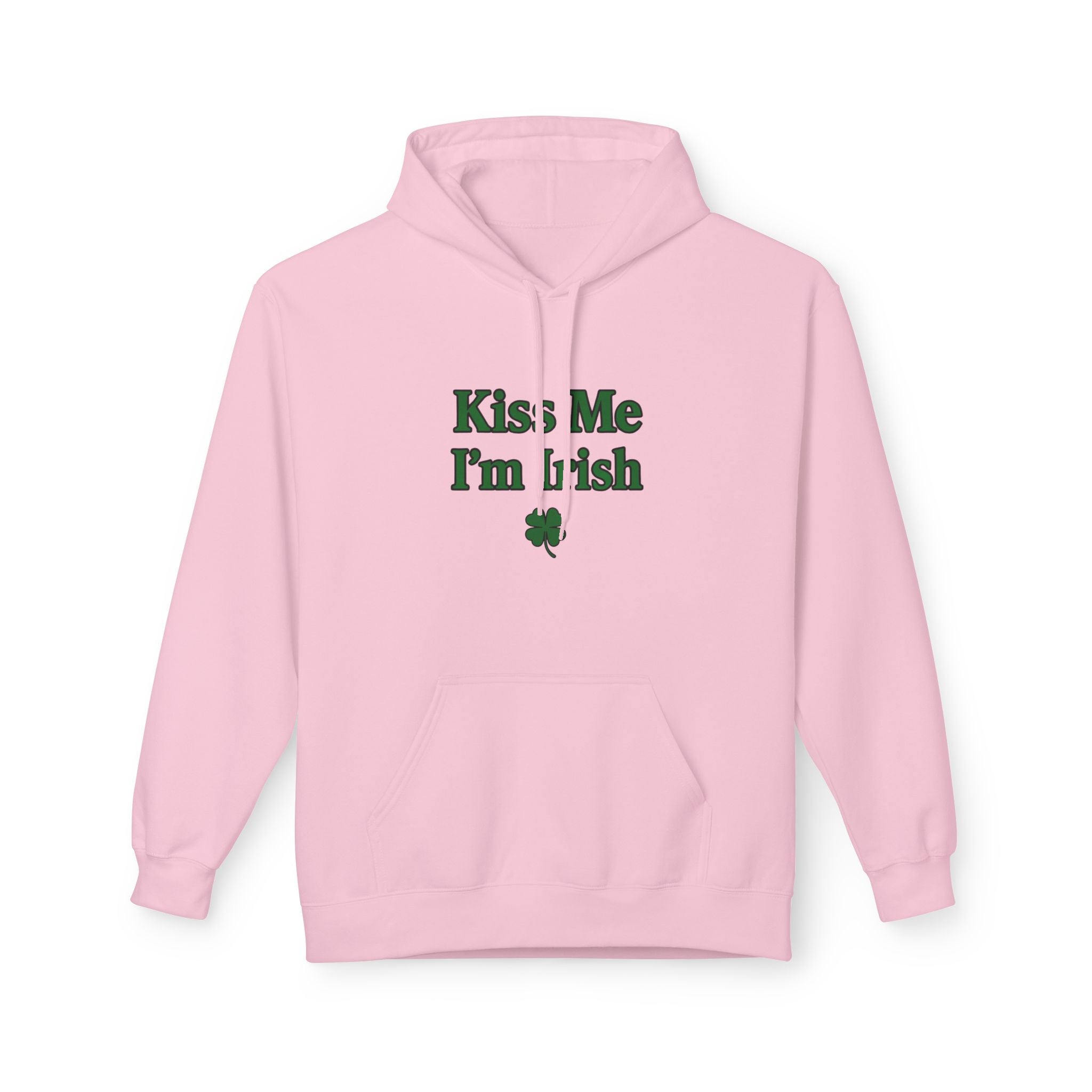 Kiss Me I'm Irish Hoodie | St Patrick's Day | Cozy Casual Wear, Perfect for Spring or Autumn, Great Gift, Comfortable and Stylish Hoodie