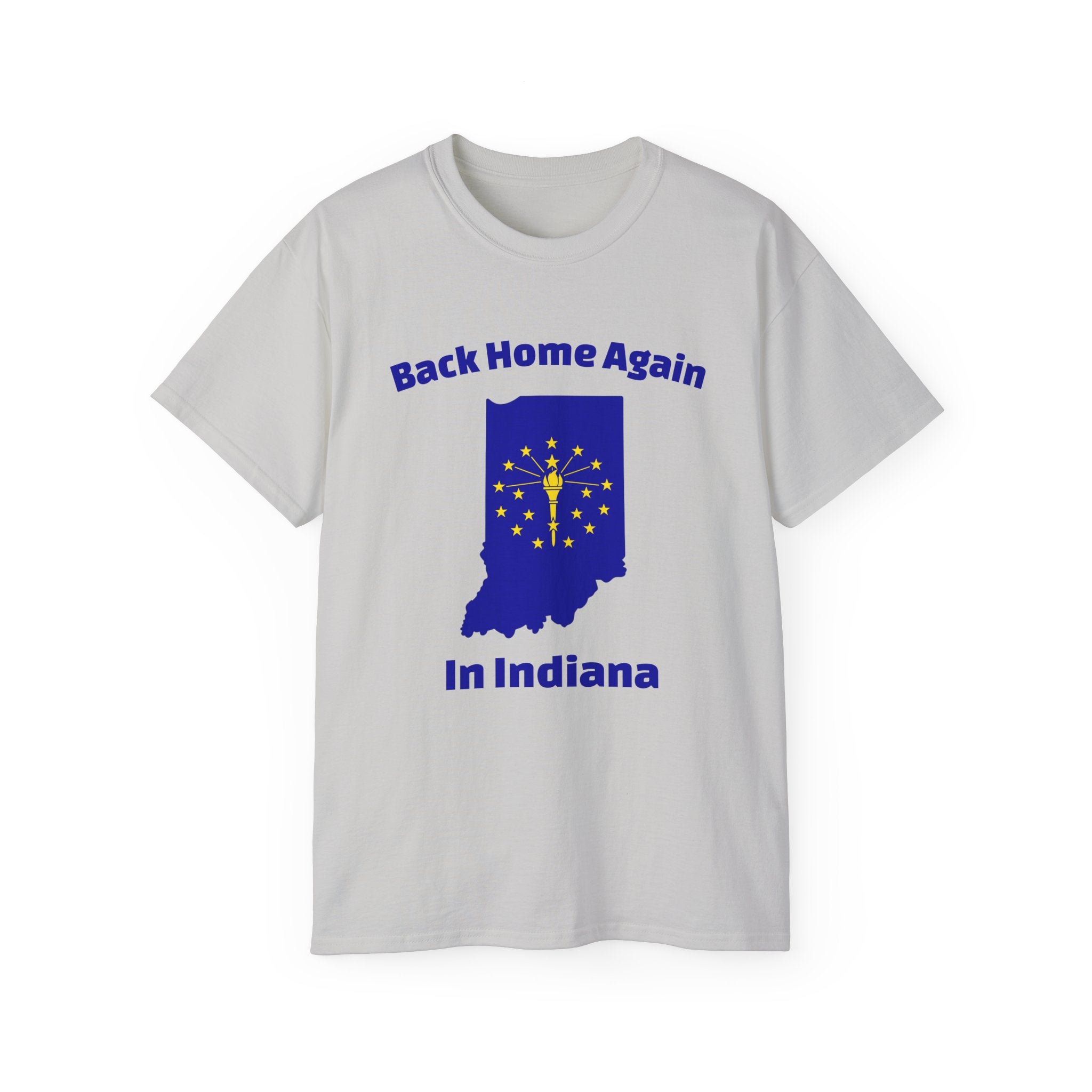 Back Home Again Indiana Unisex Tee