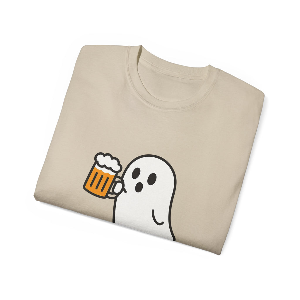 Ghost with Beer Unisex Tee