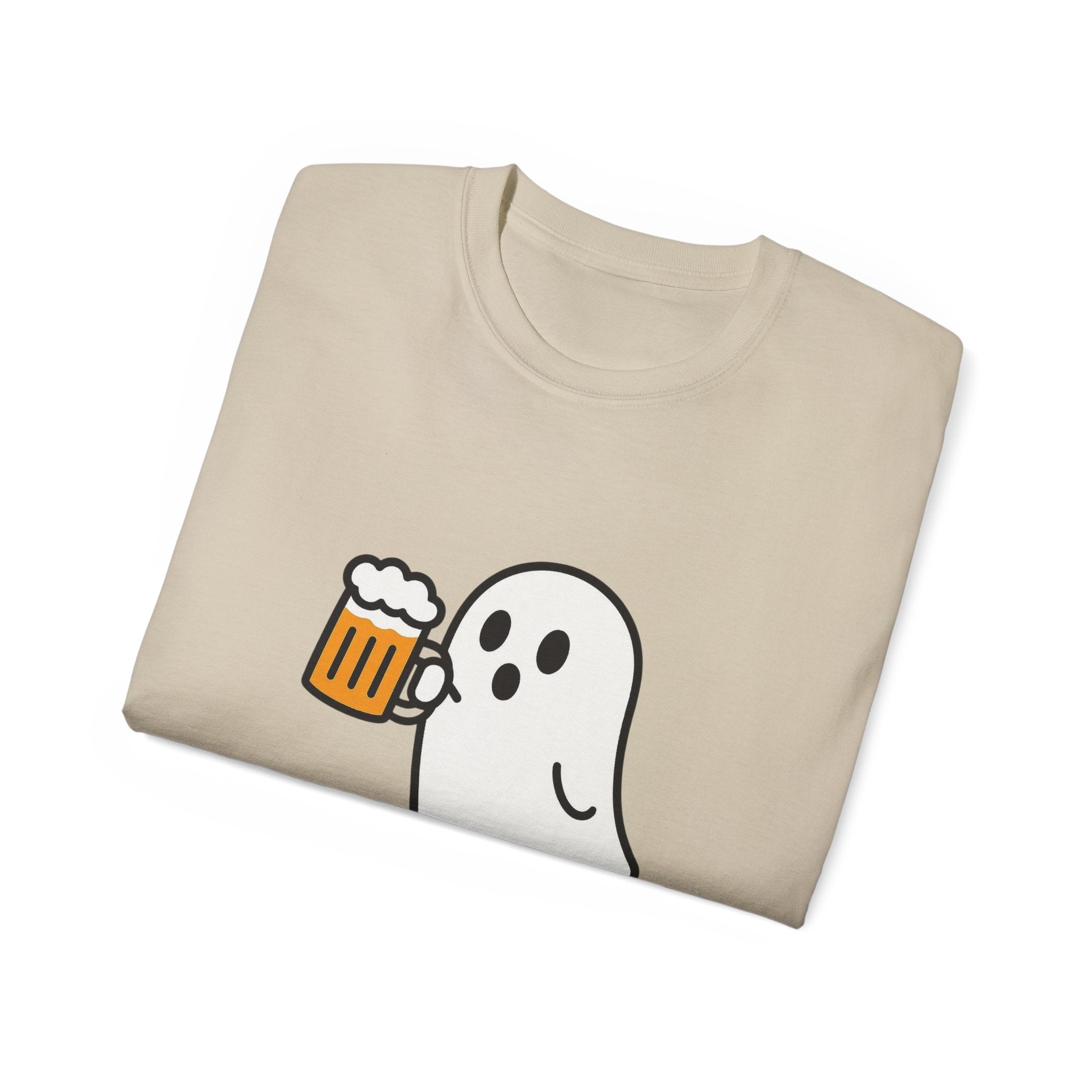 Ghost with Beer Unisex Tee