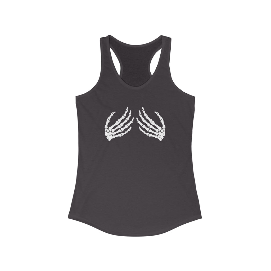 Halloween Skeleton Hands Women's Racerback Tank