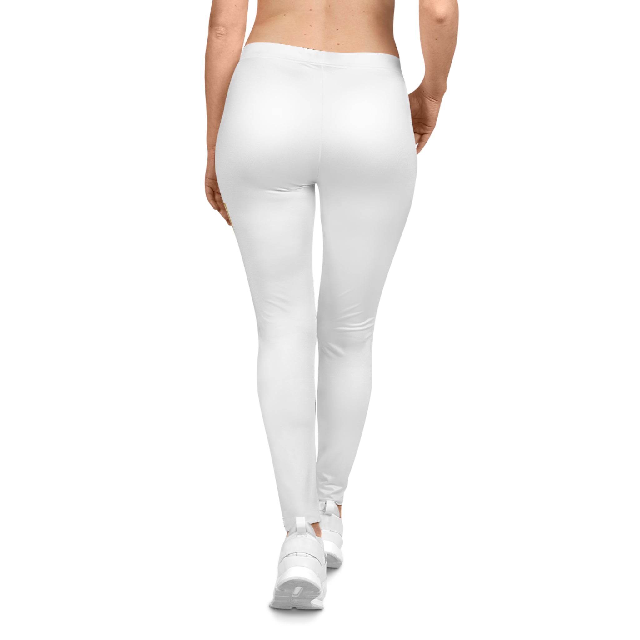 Gold Indiana Outline | Stylish Women's Casual Leggings | Perfect for Everyday Wear, Active Lifestyle, Gift for Her