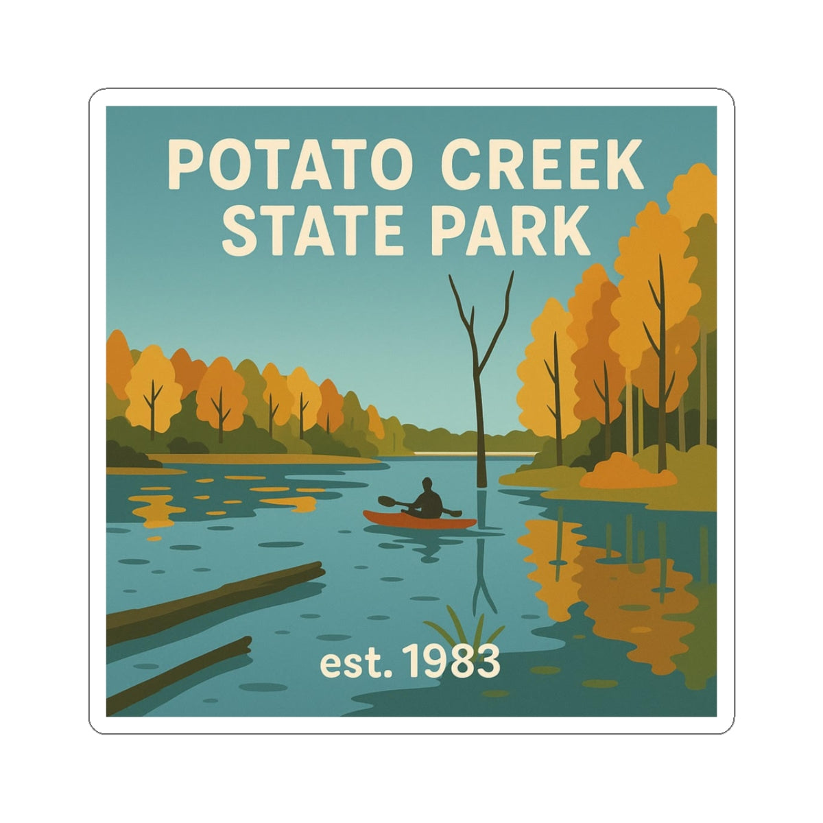 Potato Creek Indiana State Park Sticker