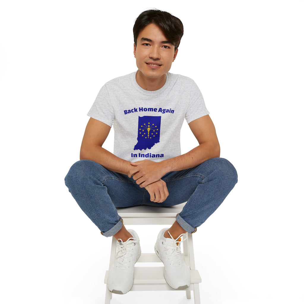Back Home Again Indiana Unisex Tee