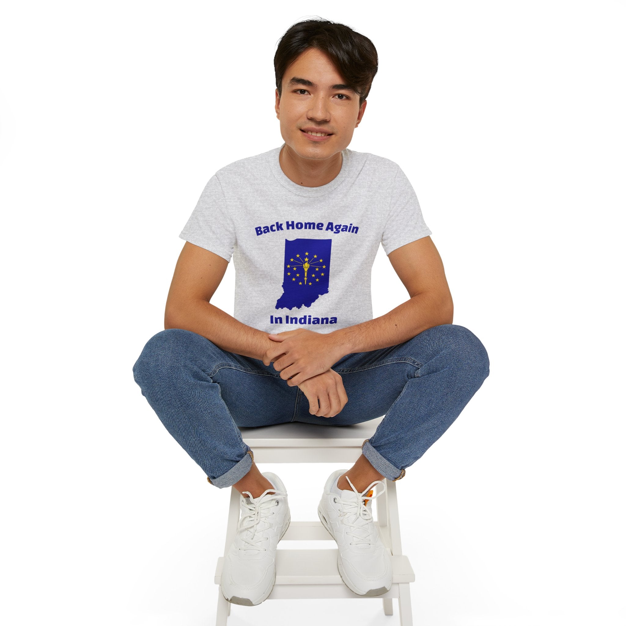 Back Home Again Indiana Unisex Tee