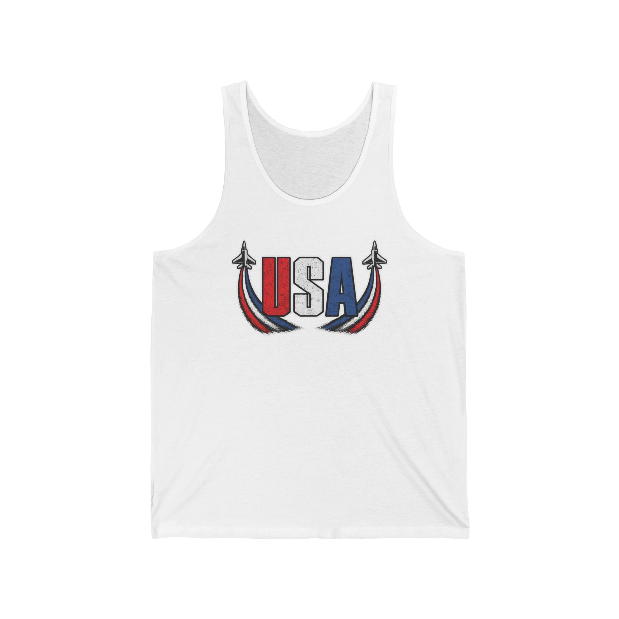 Promo - USA Fighter Jet | Patriotic Tank Top