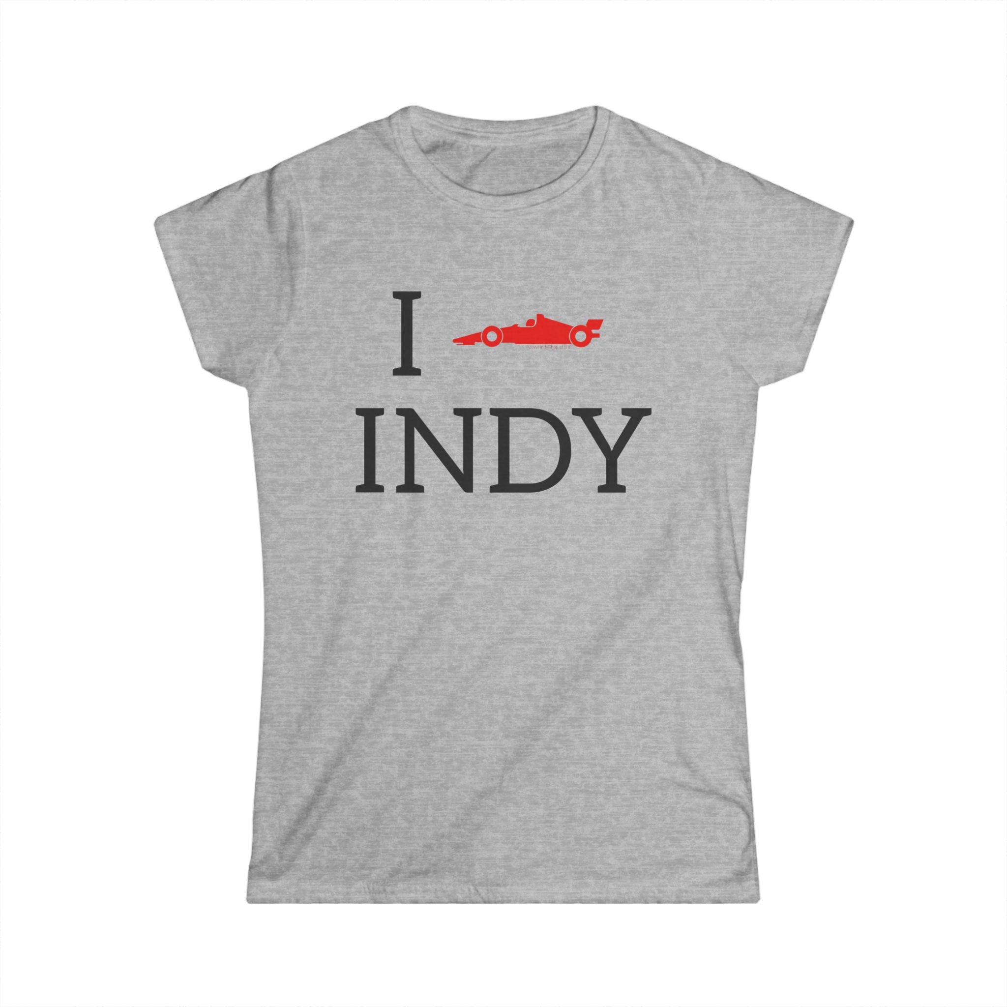I Heart INDY Women's Tee | I Race Car INDY | IndyCar