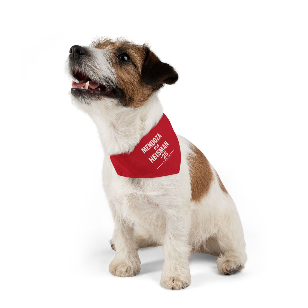 Mendoza for Heisman '25 Pet Bandana Collar — Dog & Cat Bandana Collar