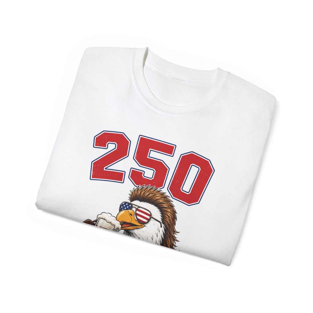 Patriotic Eagle with Beer 250 | T-Shirt
