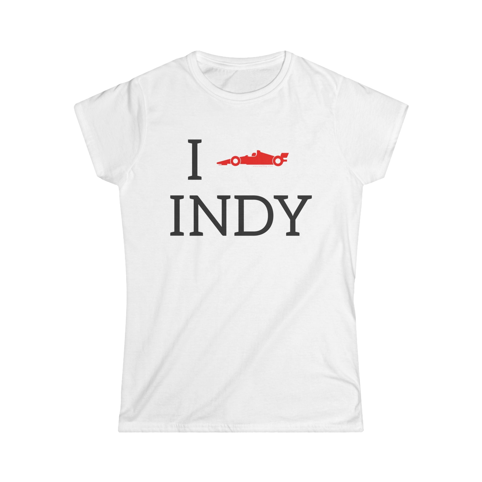 I Heart INDY Women's Tee | I Race Car INDY | IndyCar