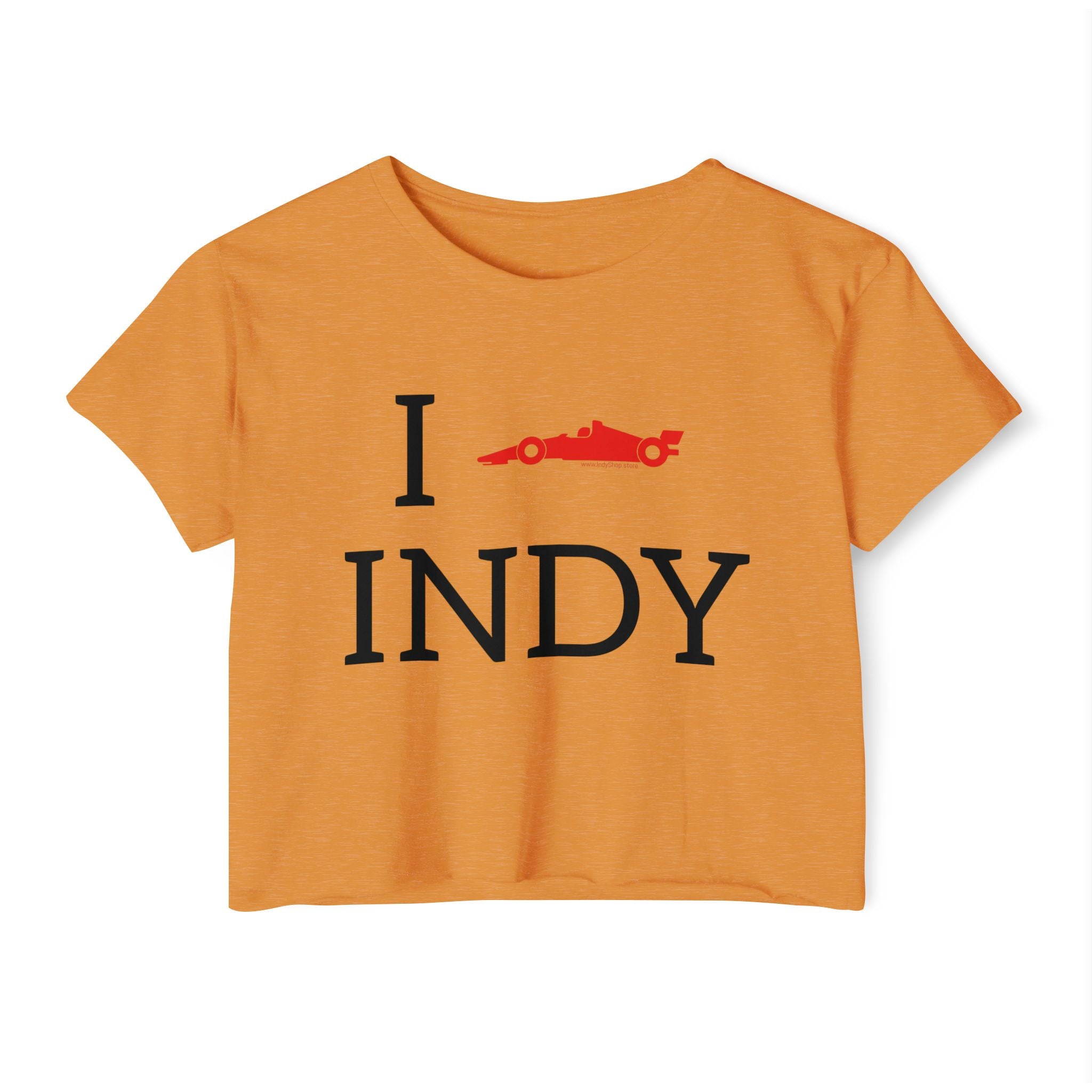 I Heart INDY Crop Top | I Racecar Indy | IndyCar Crop Top
