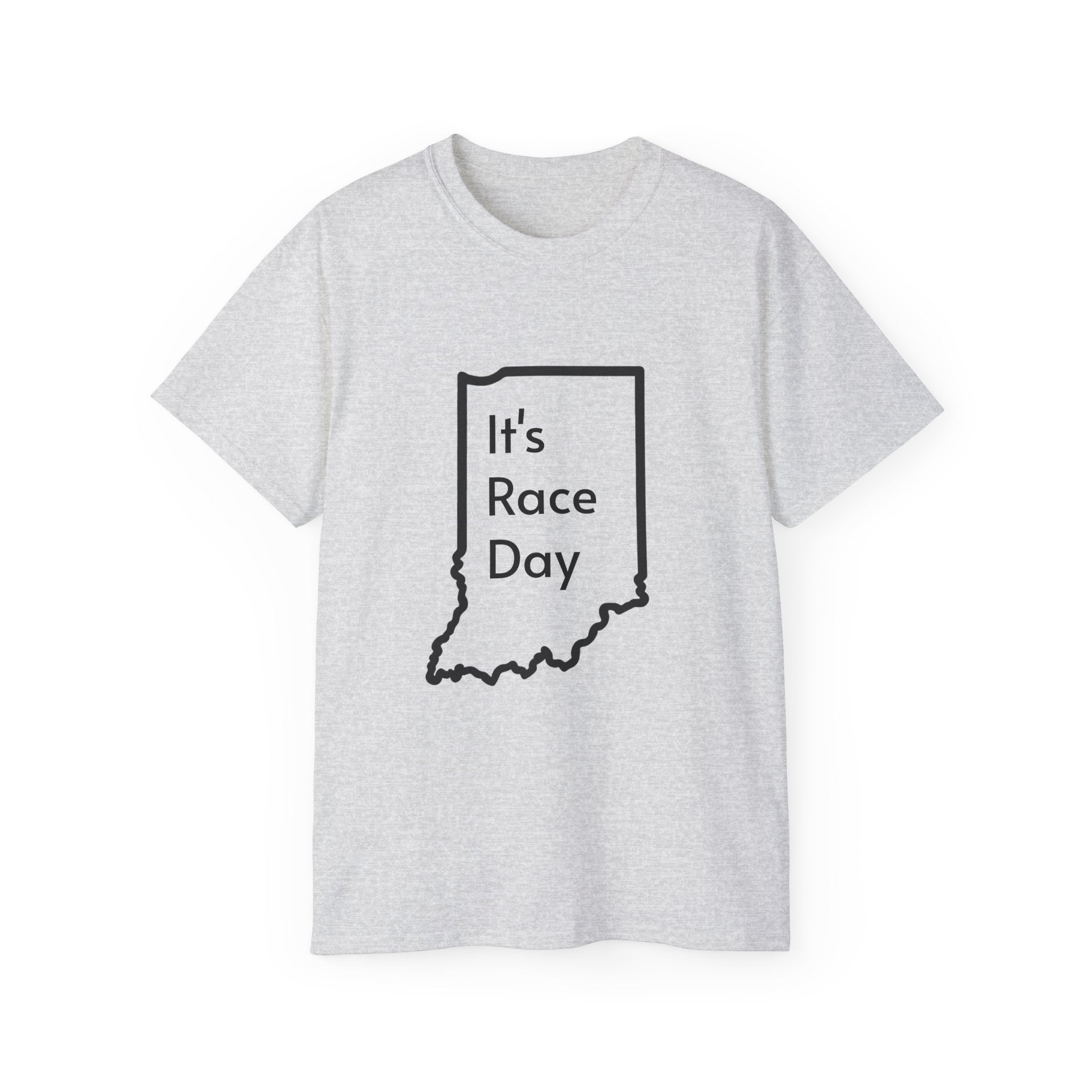 It's Race Day Indiana Outline Expert Unisex Ultra Cotton Tee | St Patrick's Day Apparel