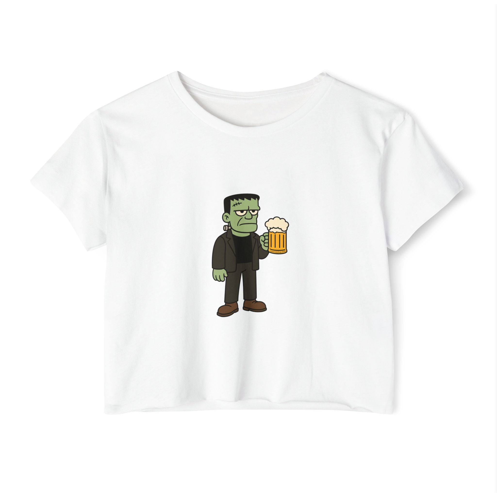 Monster with Beer Crop Top