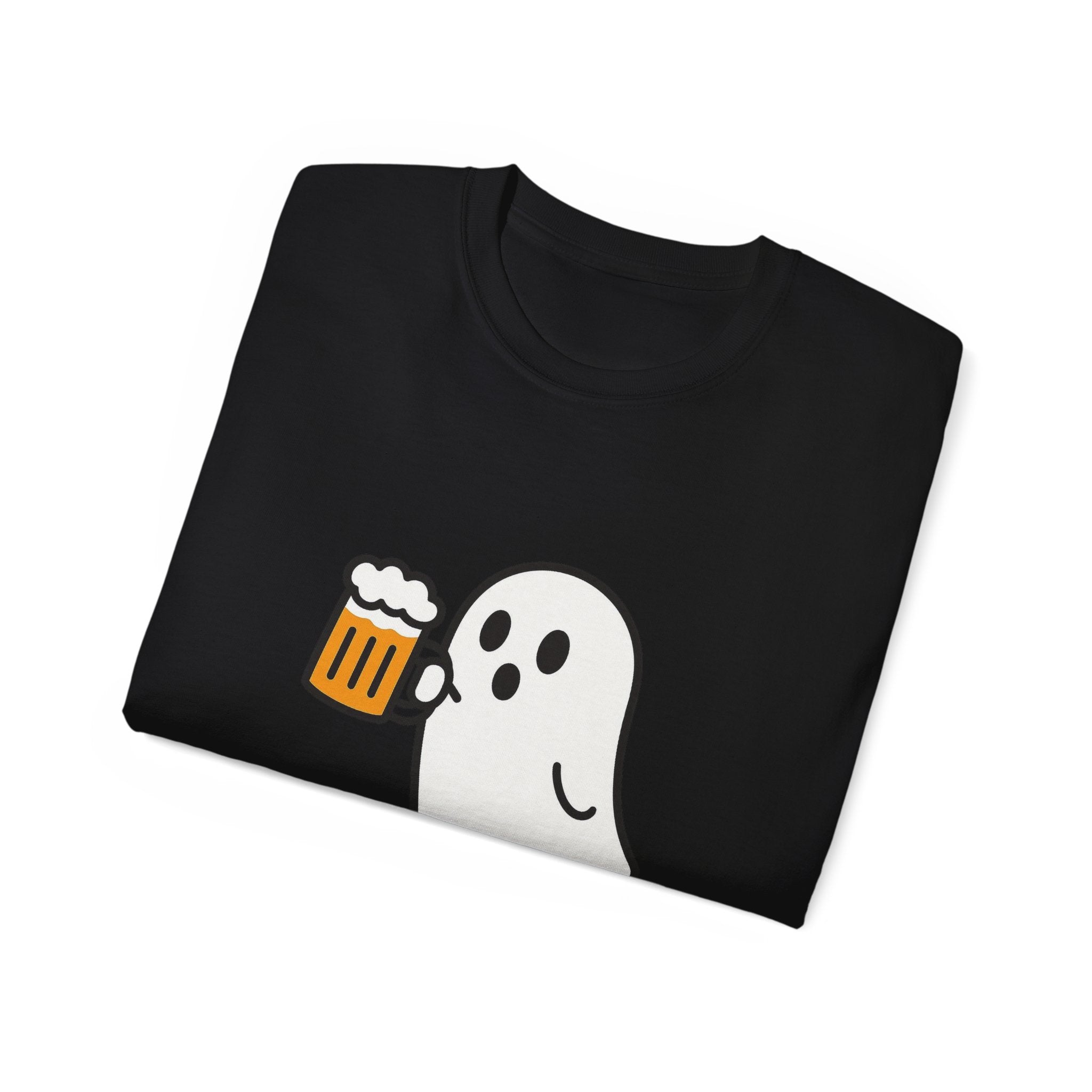 Ghost with Beer Unisex Tee