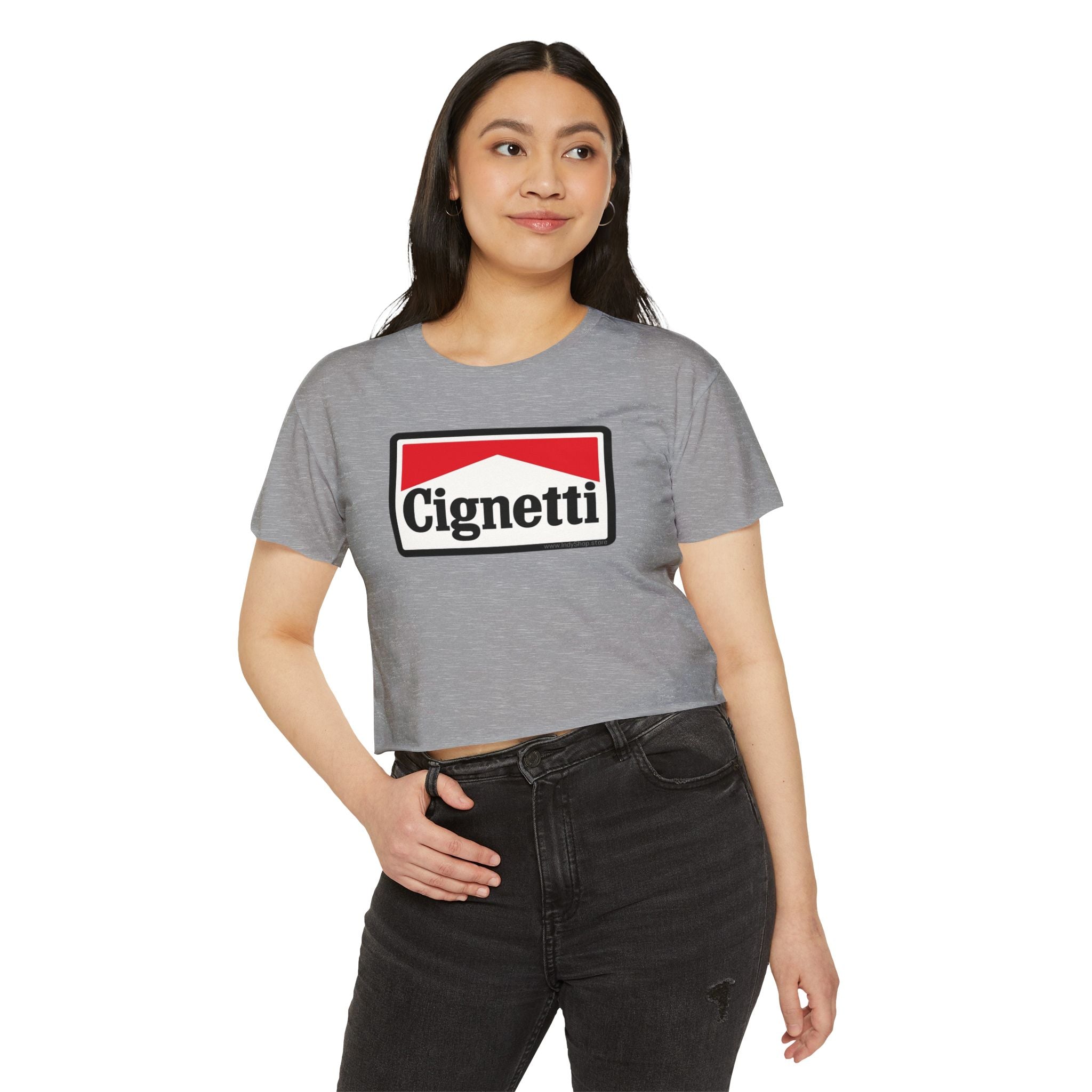 Promo - Cignetti Marlboro-Style Women's Crop Top