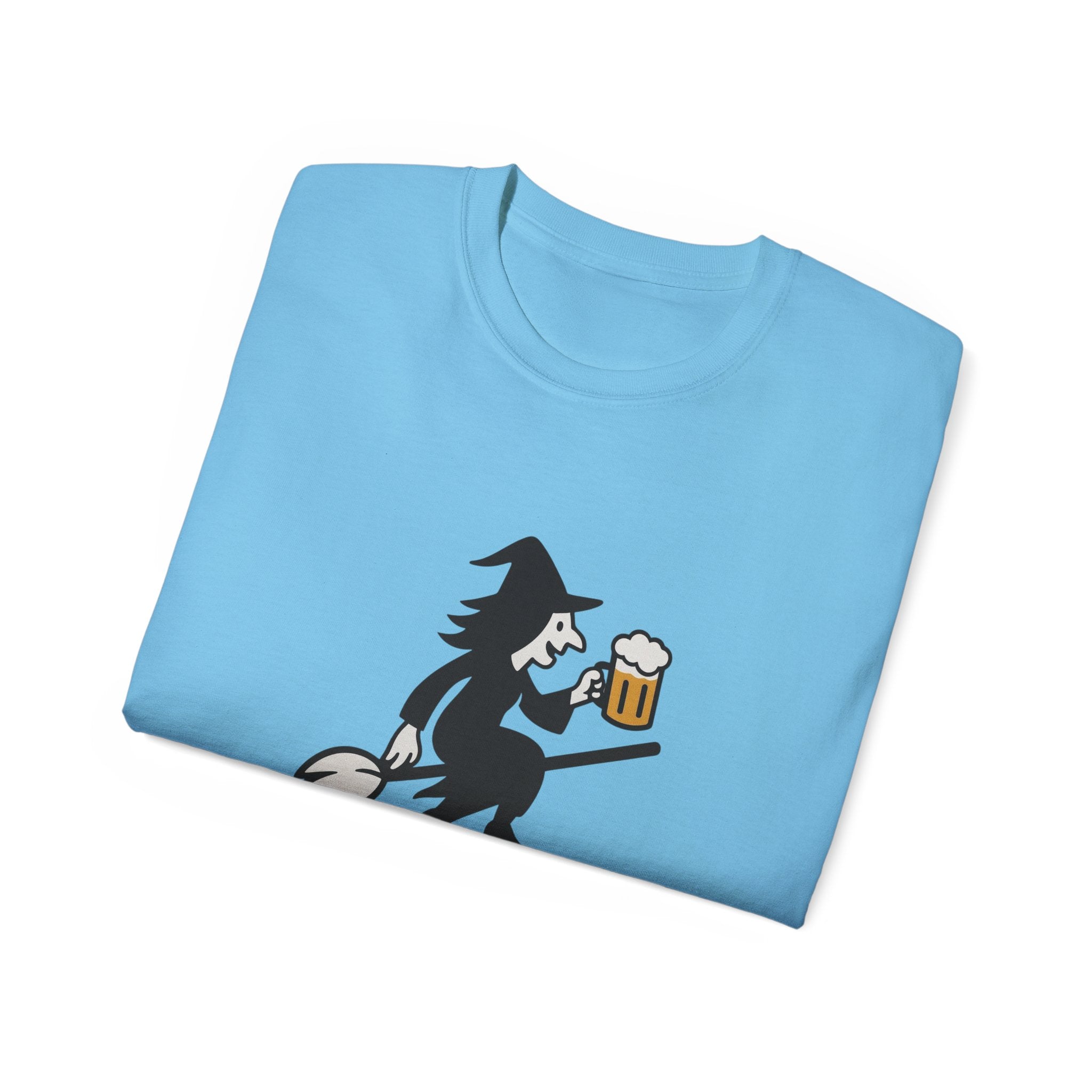 Witch with Beer Unisex Tee