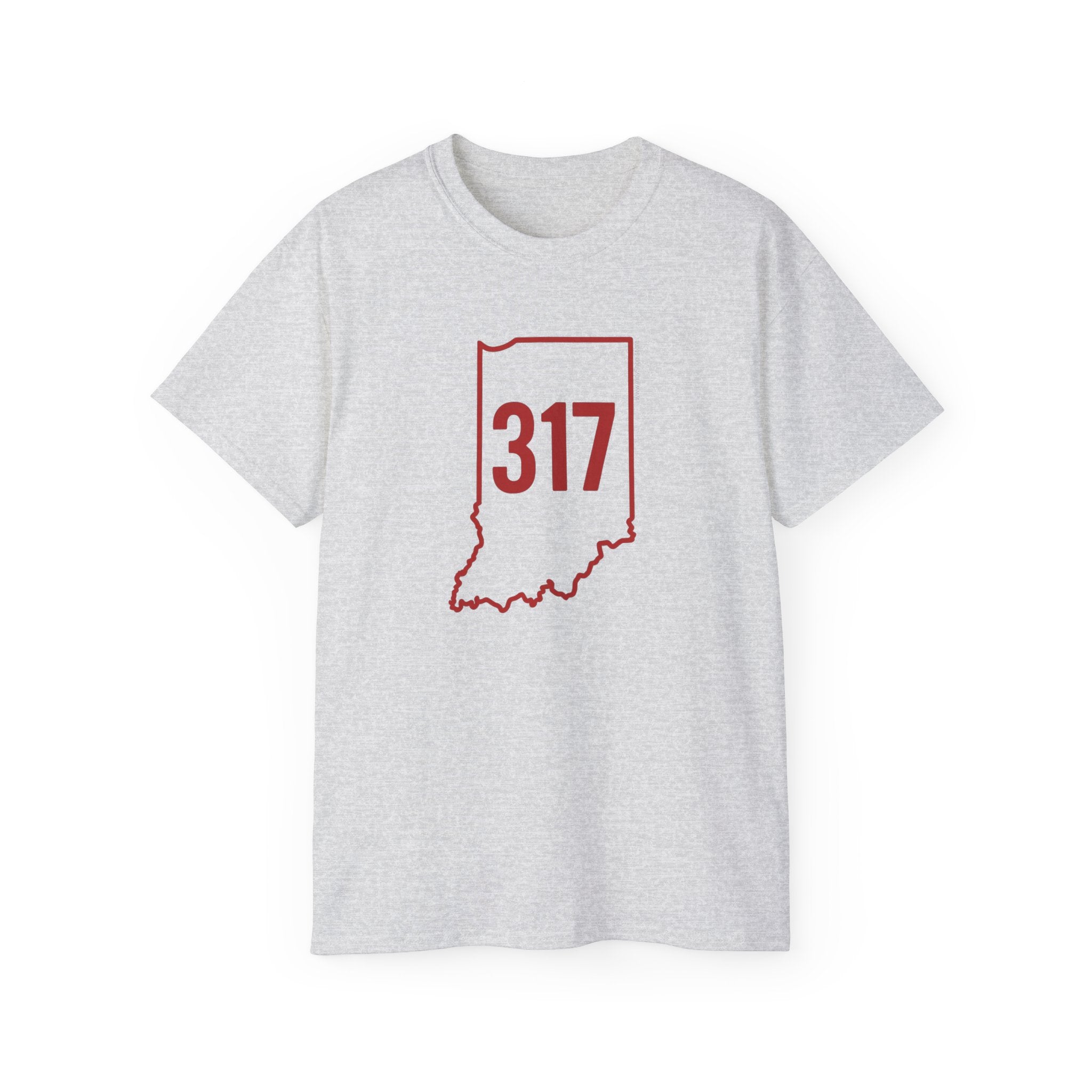 Indiana 317 Red Outline Unisex Ultra Cotton Tee