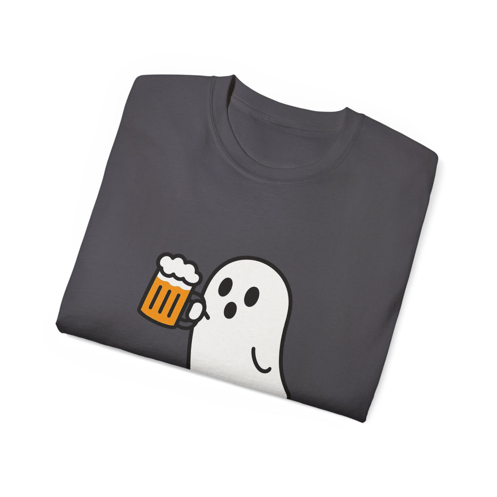 Ghost with Beer Unisex Tee