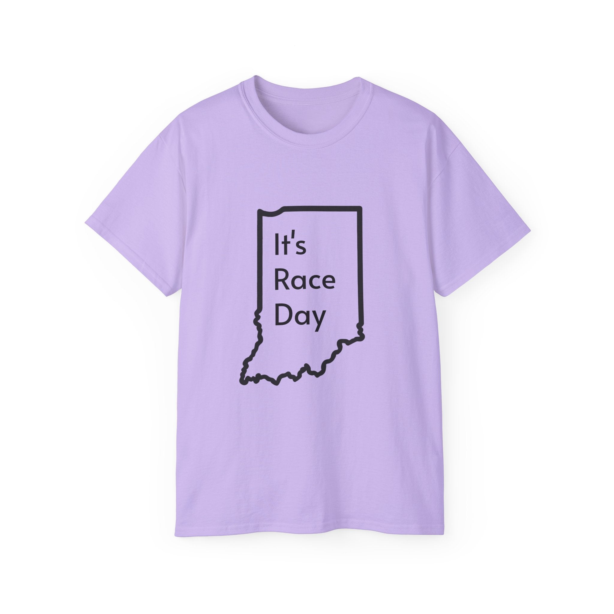 It's Race Day Indiana Outline Expert Unisex Ultra Cotton Tee | St Patrick's Day Apparel