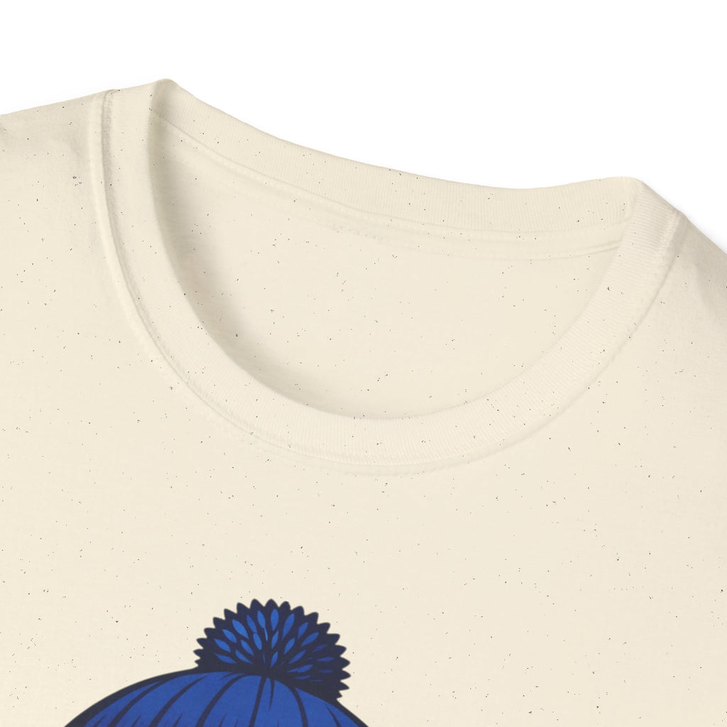 Kansas Jayhawks Graphic T-Shirt | Jayhawk with Hat and Glasses