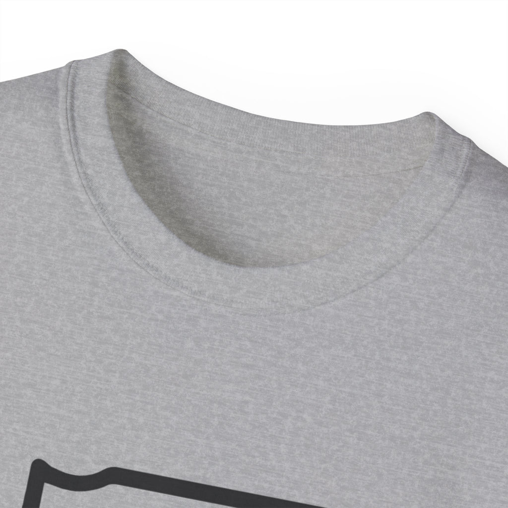It's Race Day Indiana Outline Expert Unisex Ultra Cotton Tee | St Patrick's Day Apparel